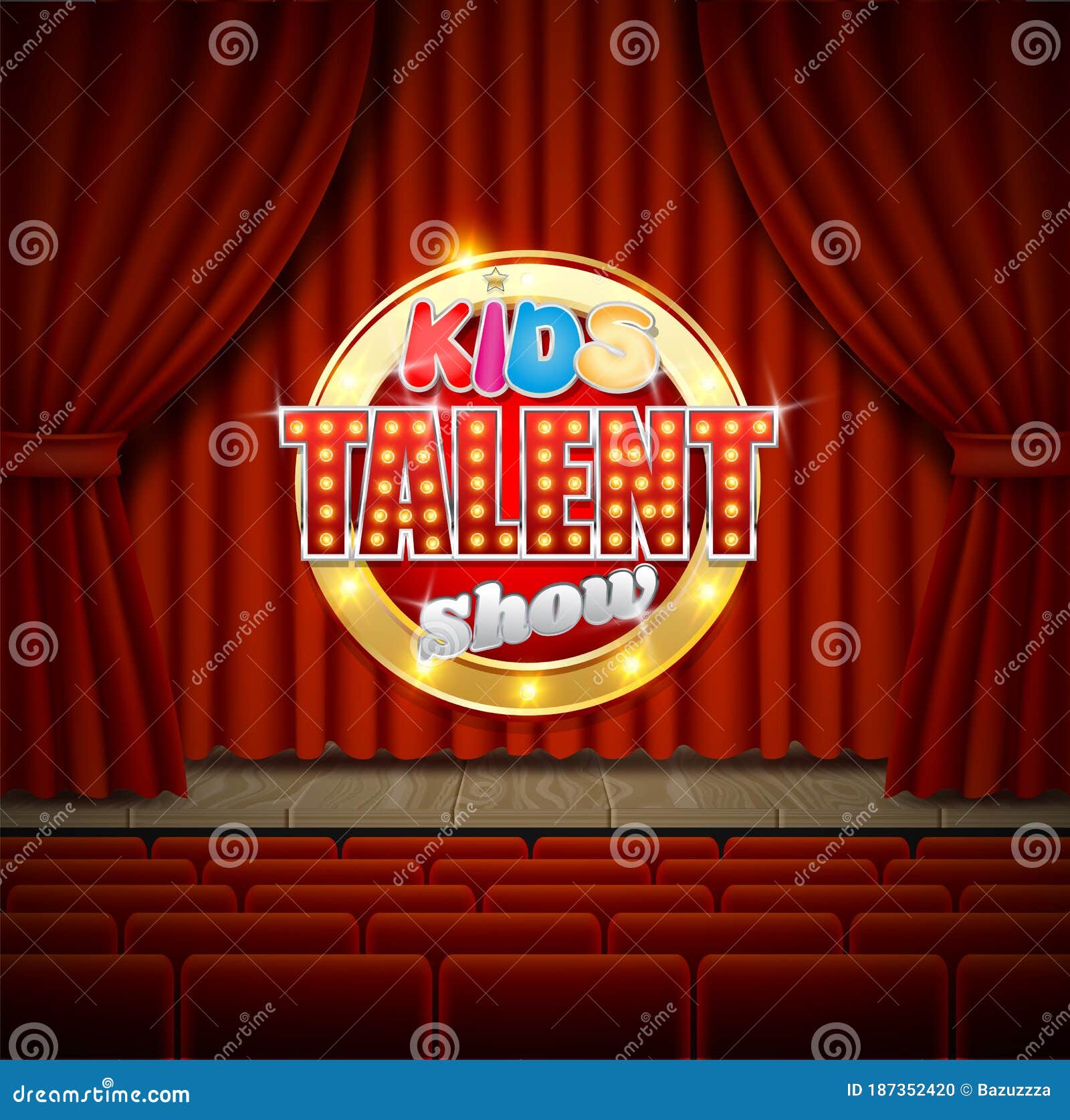 Talent Show Program Template from thumbs.dreamstime.com