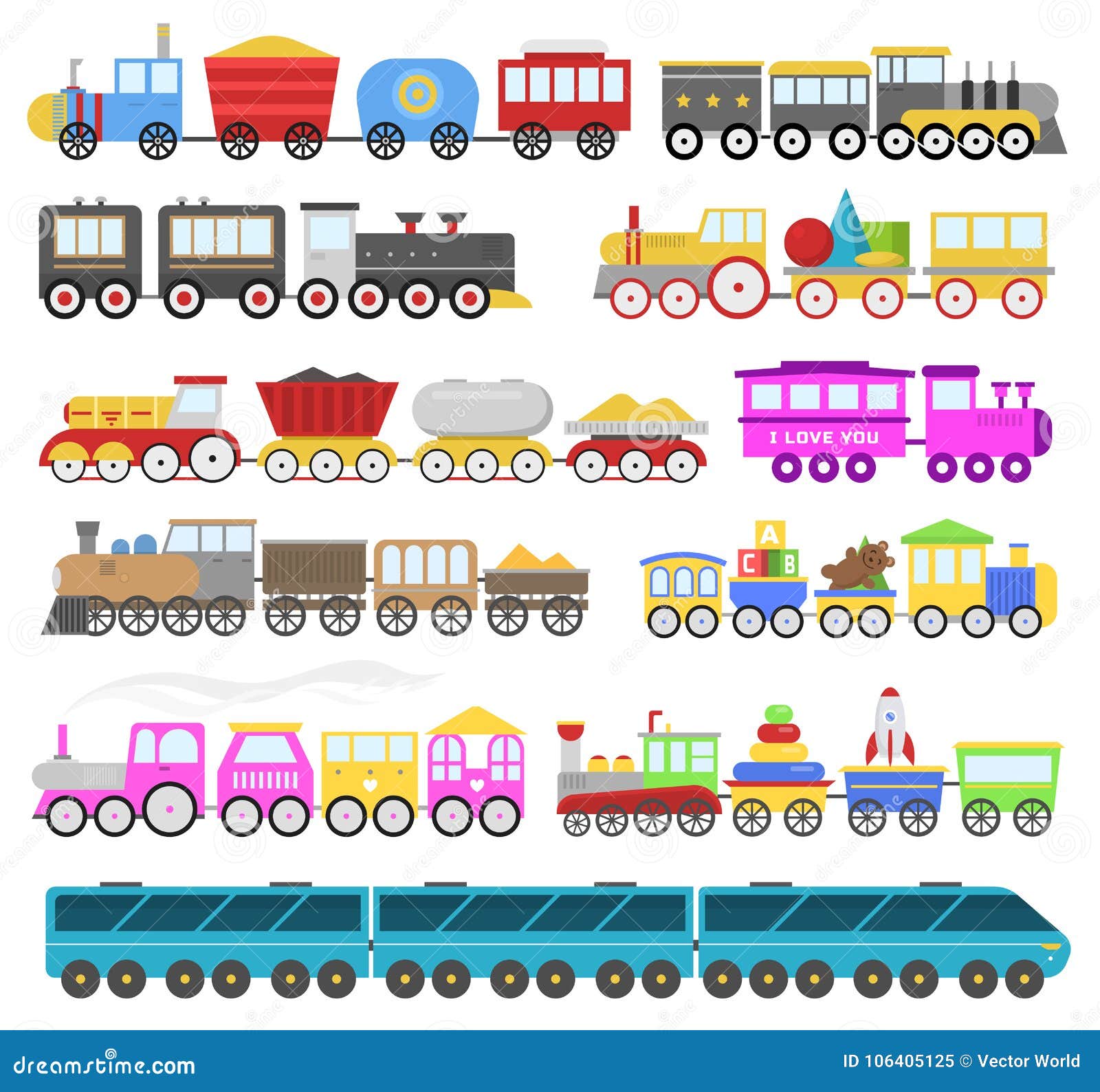 kids train  cartoon baby railroad toy or railway game with locomotive gifted on happy birthday to child in