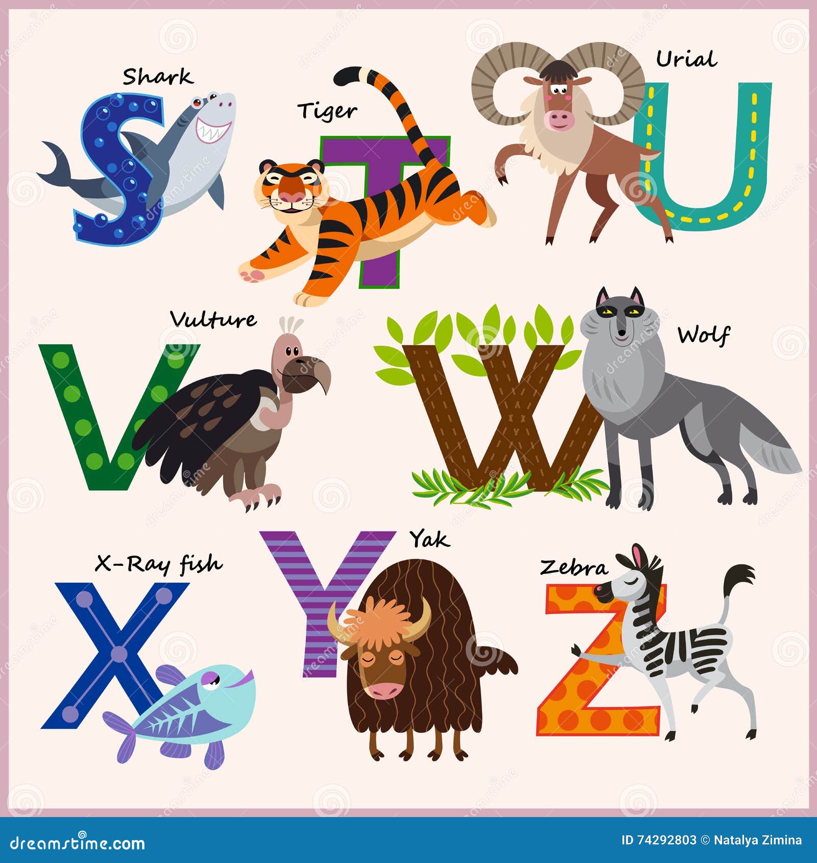 Kids Vector Zoo Alphabet with Animals Stock Vector - Illustration of forest, childish: 74292803 Kids Vector Zoo Alphabet with Animals Stock Vector - Illustration of forest, childish: 74292803