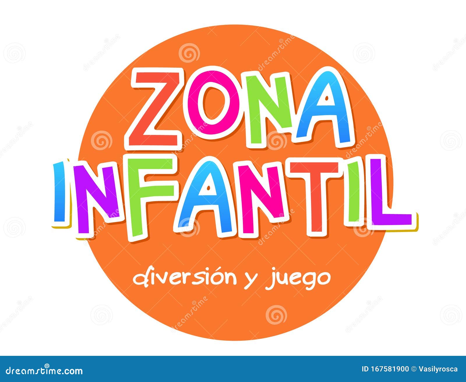 kids zone - zona infantil game banner  background. playground  child zone sign. childhood fun room area