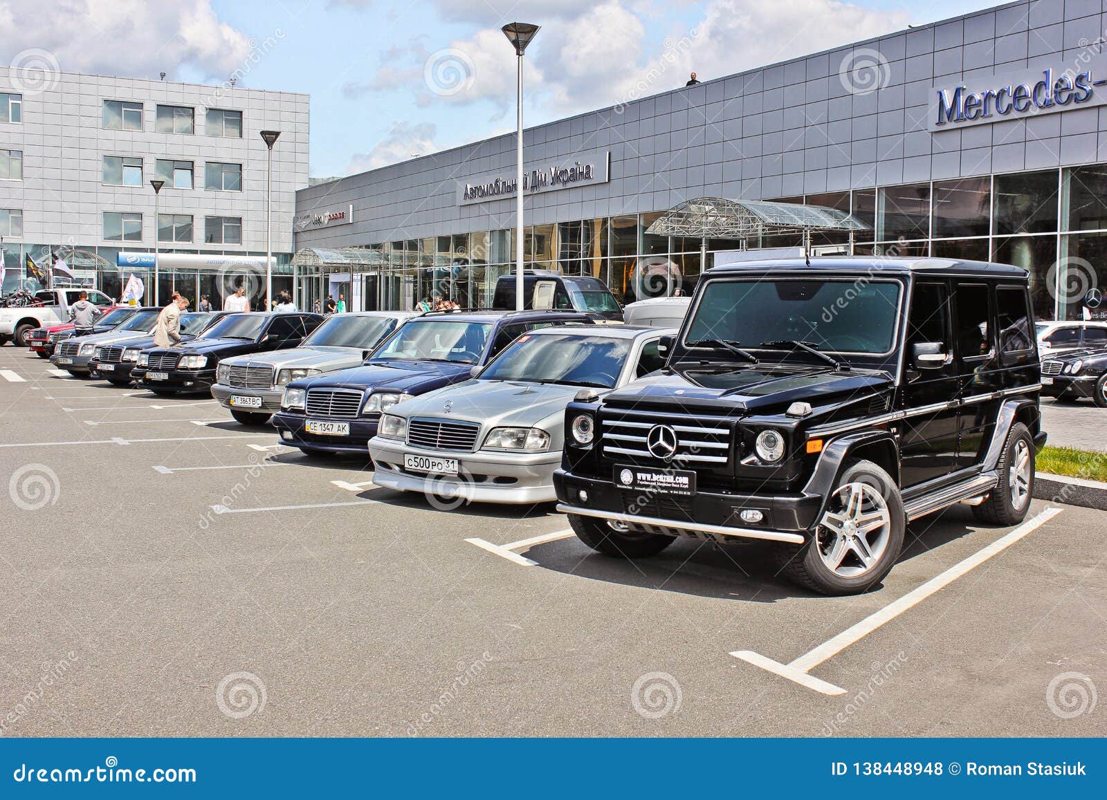 Kiev September 9 16 Mercedes Benz G55 Amg Editorial Stock Photo Image Of Gray Audi