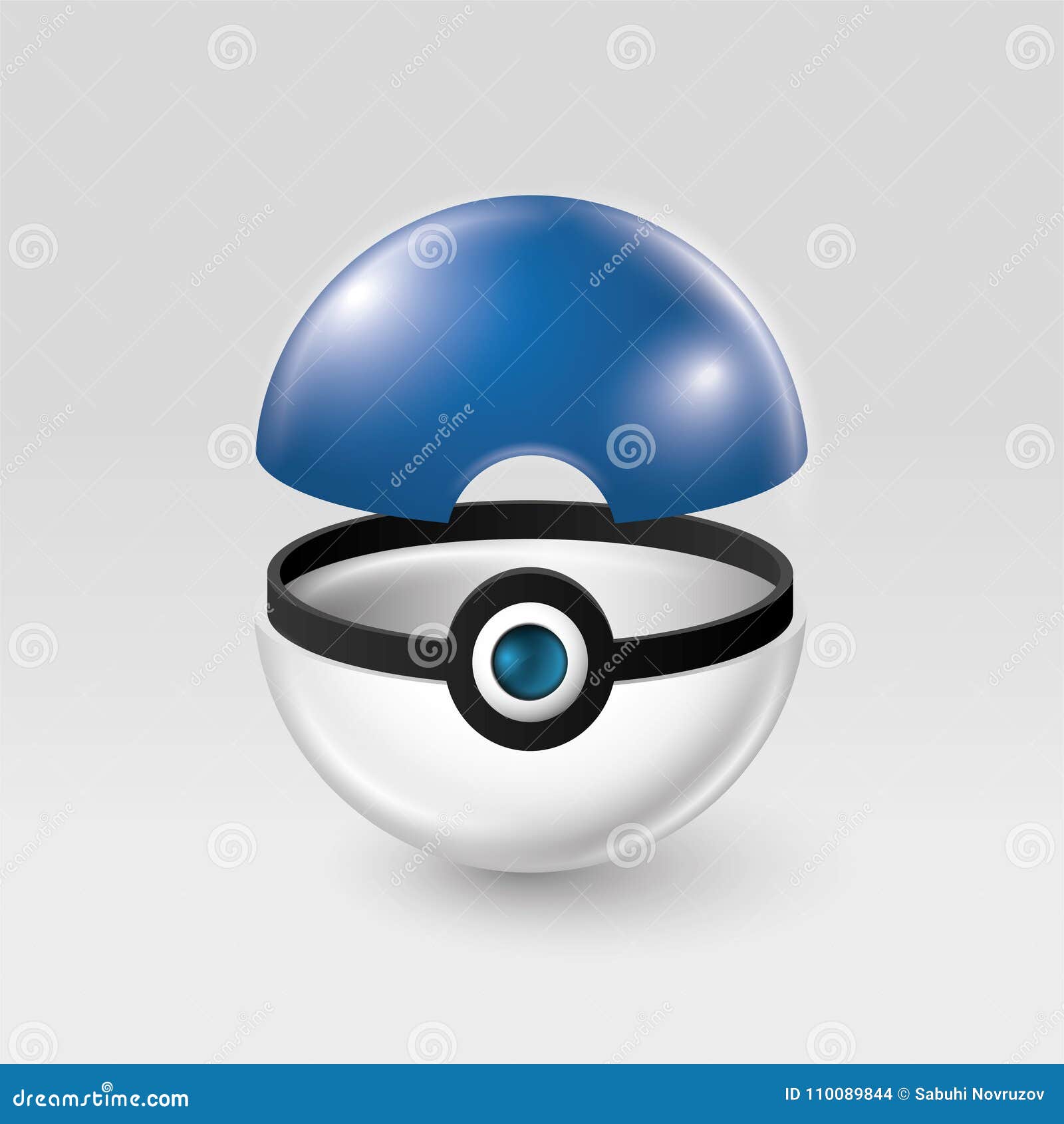 Pokeball illustration, Pokémon GO , Pokeball transparent