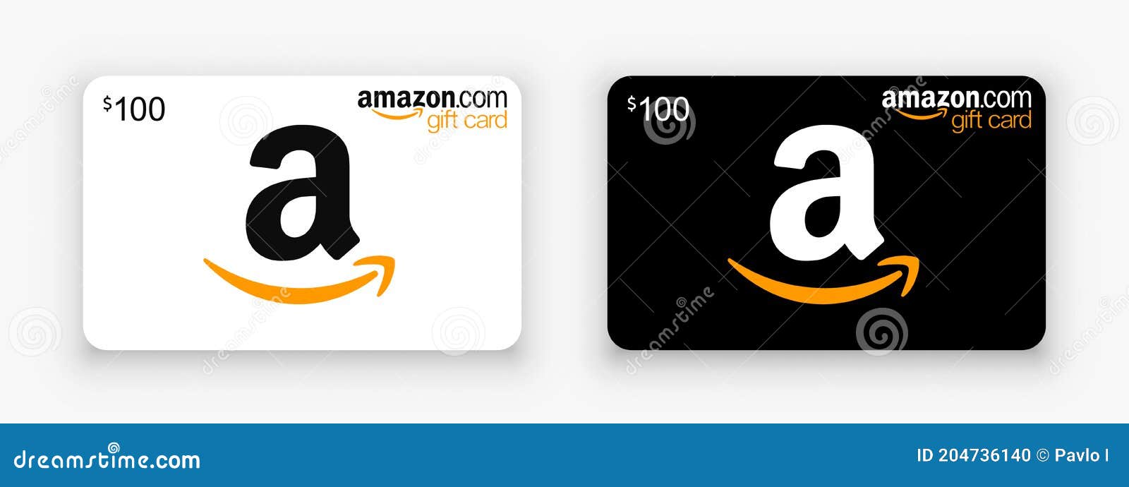 Kiev, Ukraine December 13, 2020 Gift Card Amazon. Black