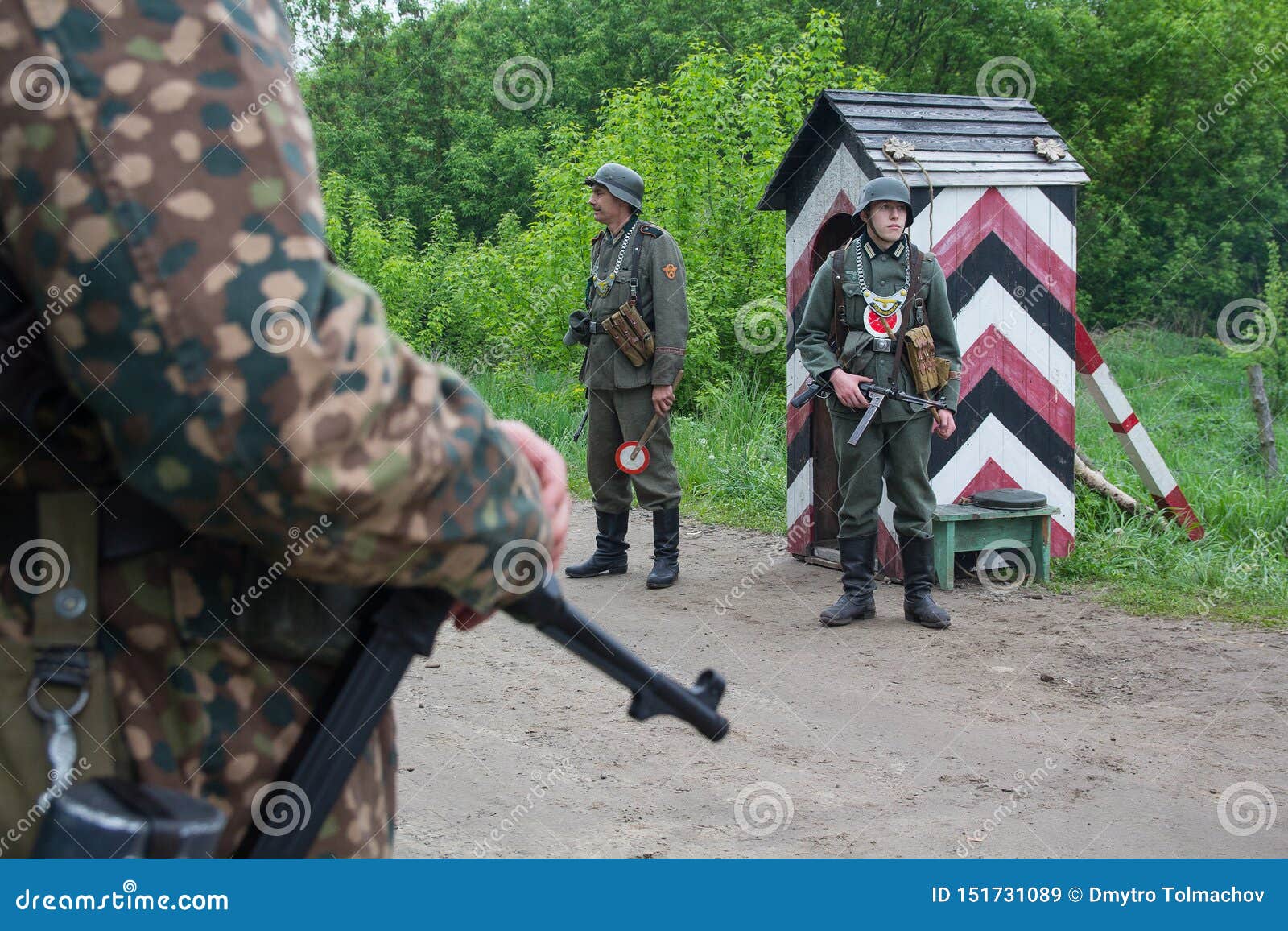 Kiev, Ukraine - May 09, 2019: Mens In The Clothes Of Soldiers Of The ...