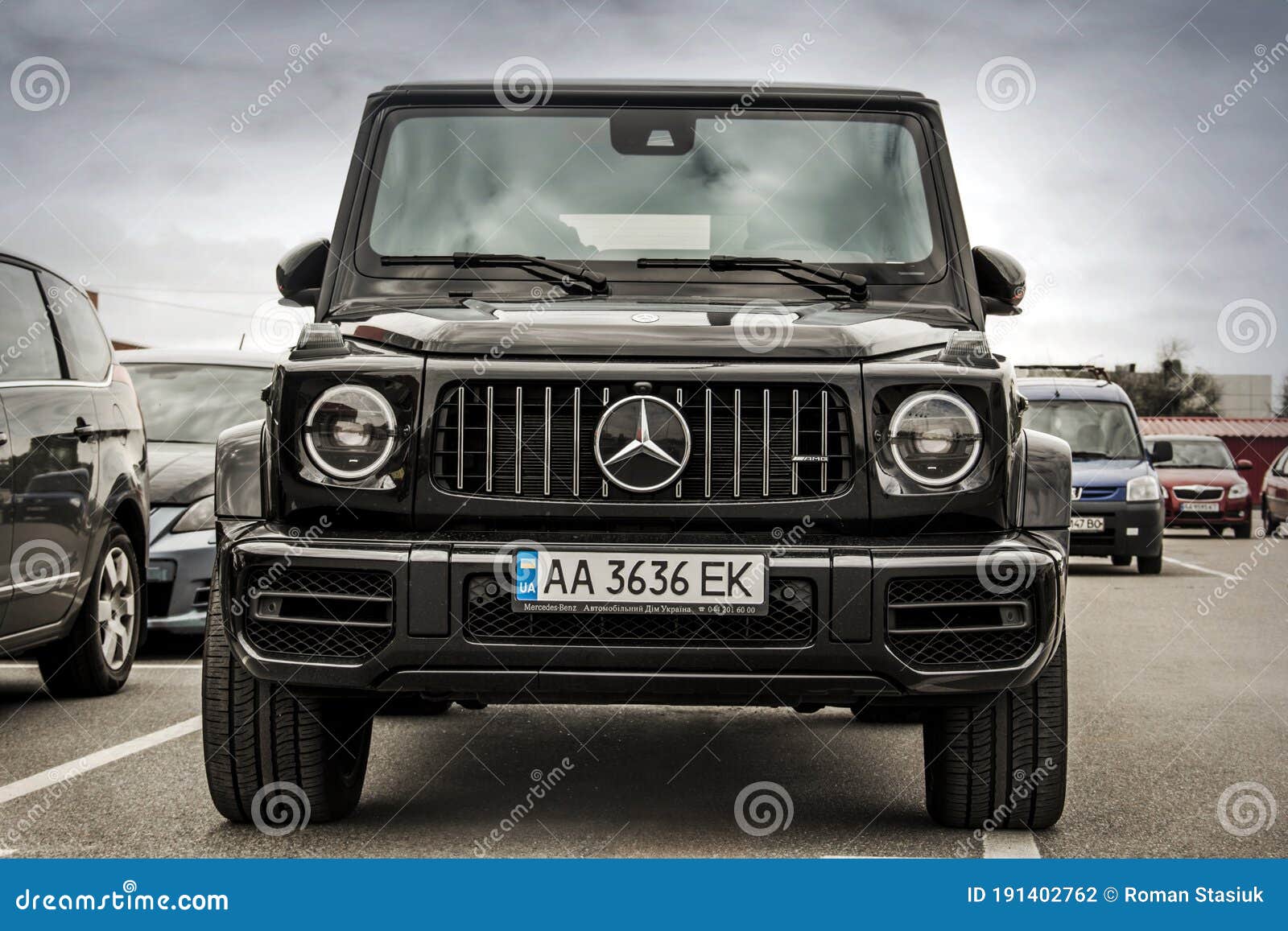 Kiev Ukraine May 19 Mercedes Benz G Class Amg In The City Parked Car Black Suv Editorial Photography Image Of Plastic Rear