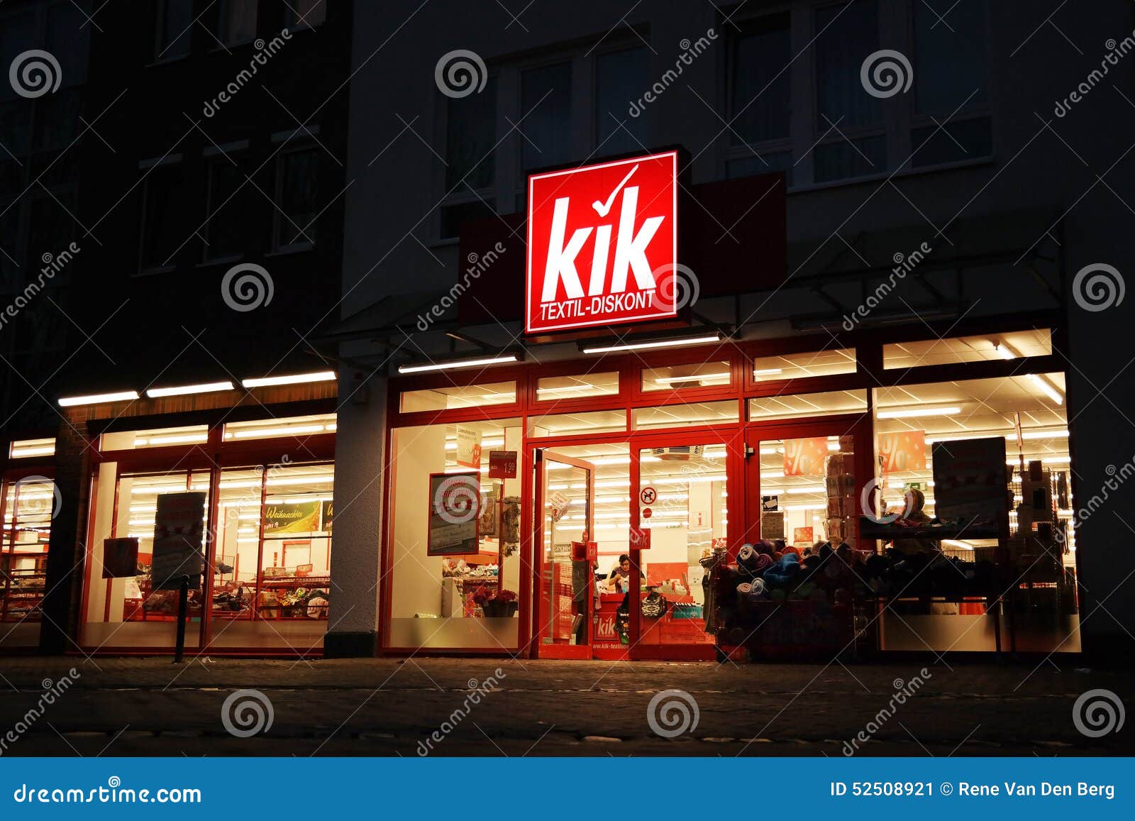 KiK textil-diskont store Image of - 52508921