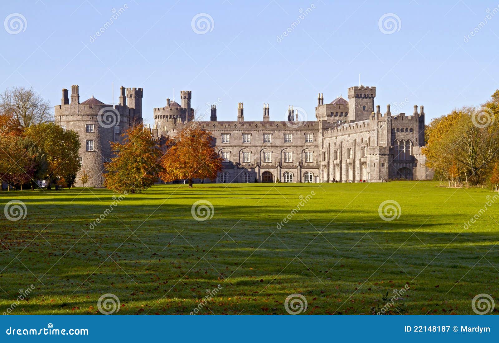 Kilkenny Castle and park stock image. Image of magnificent 22148187
