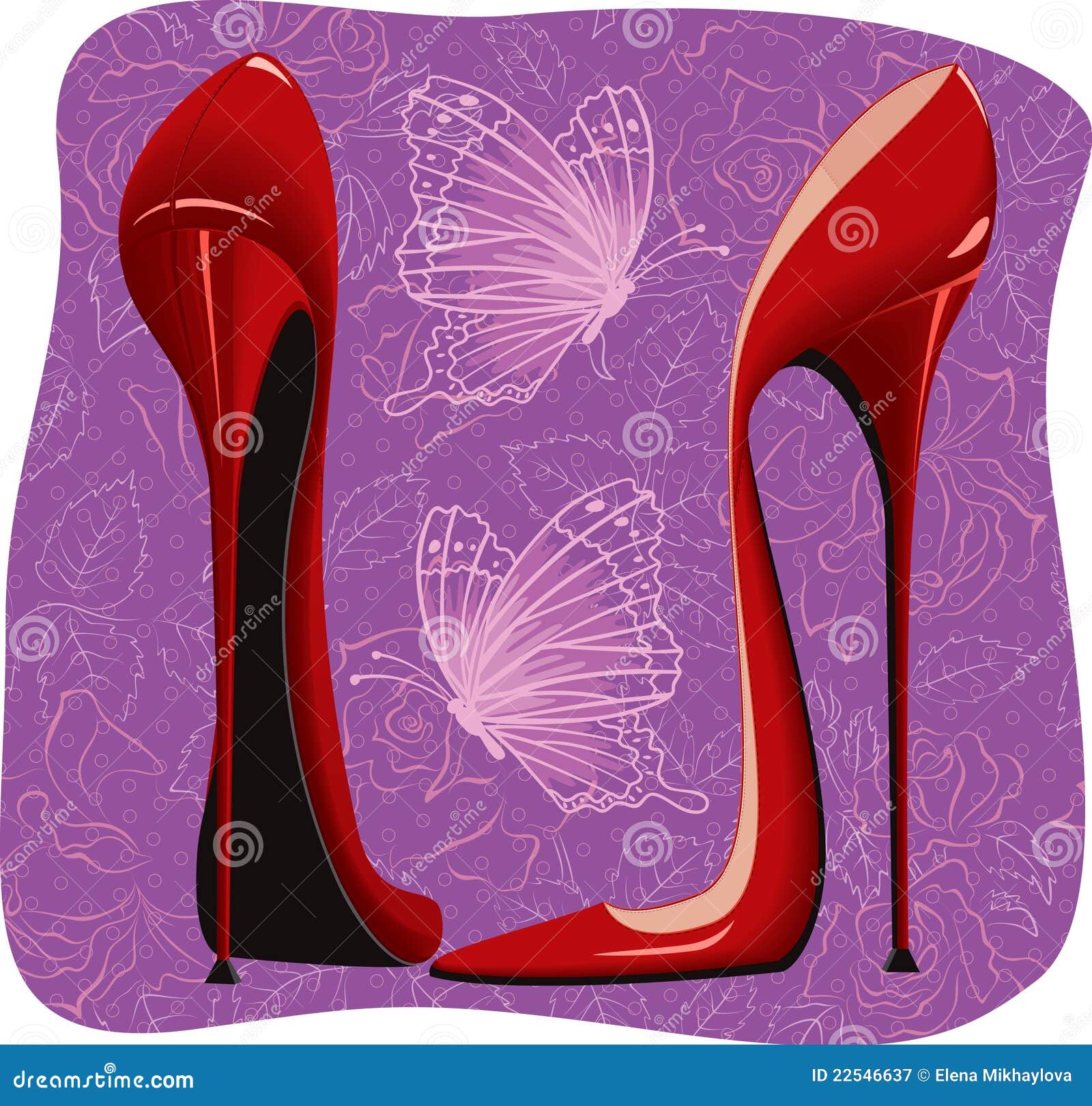 killing high heels red shoes
