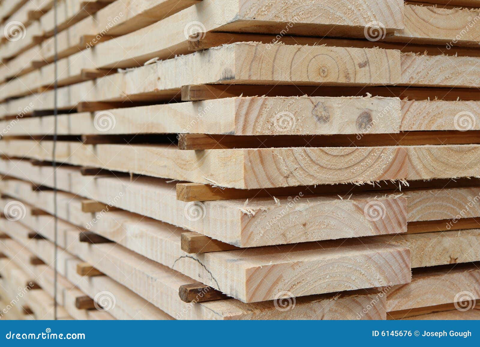 Kiln Dried Timber Planks stock photo. Image of oblong ...