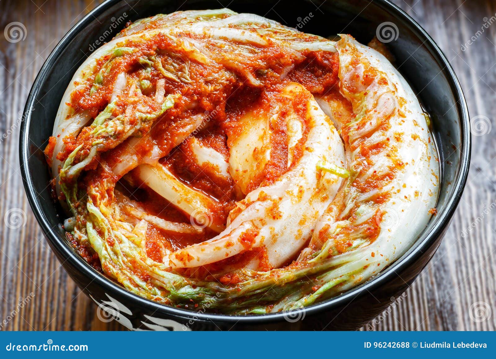 Kimchi Coreano Tradizionale Dello Spuntino Fotografia Stock