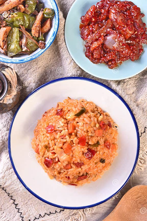 Kimchi Fried Rice with Cheese Stock Photo - Image of asian, asia: 258193482