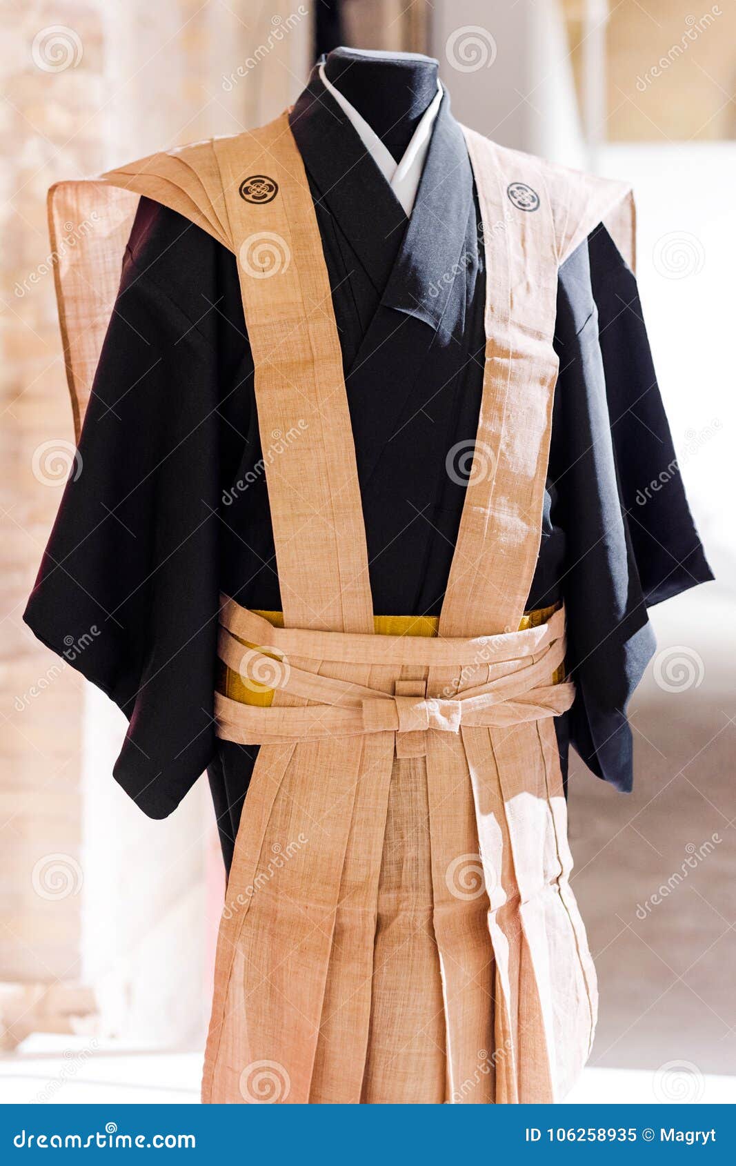 Kimono Japonés Tradicional Del Vestido Del Samurai Para El Hombre Imagen de  archivo - Imagen de retrato, lucha: 106258935