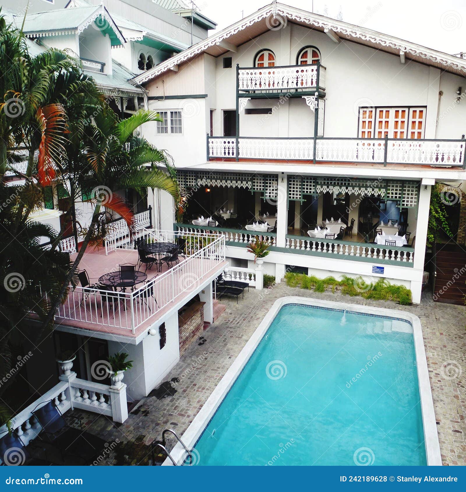 Hotels In Haiti On The Beach; Kinam Hotel Haiti stock photo. Image of hotel, nice - 242189628
