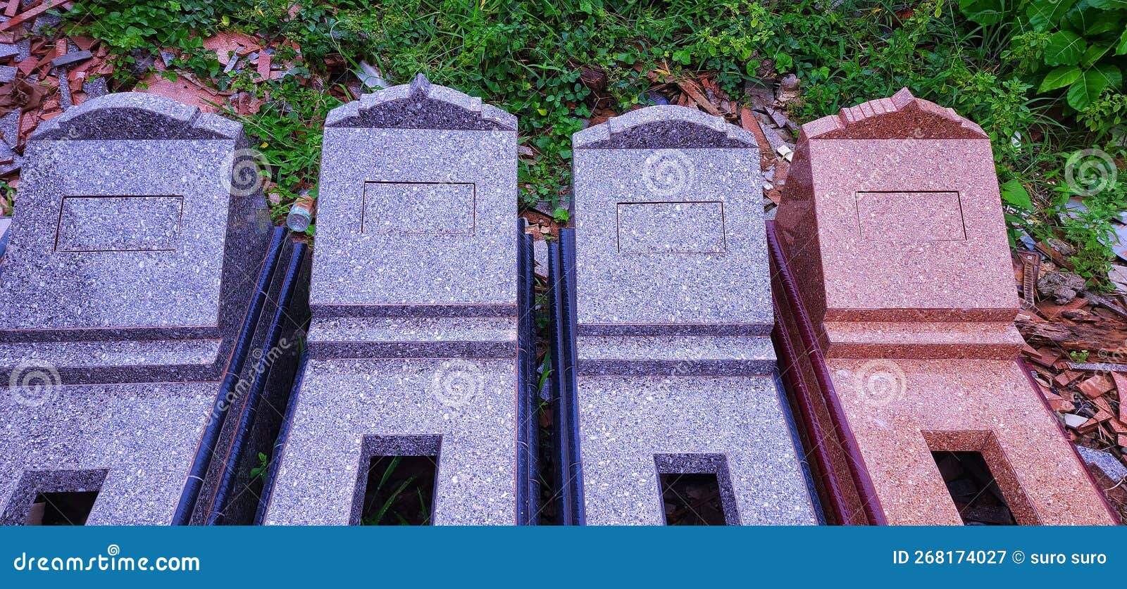 These are Kind of Grave in Indonesia Stock Image Image of headstone