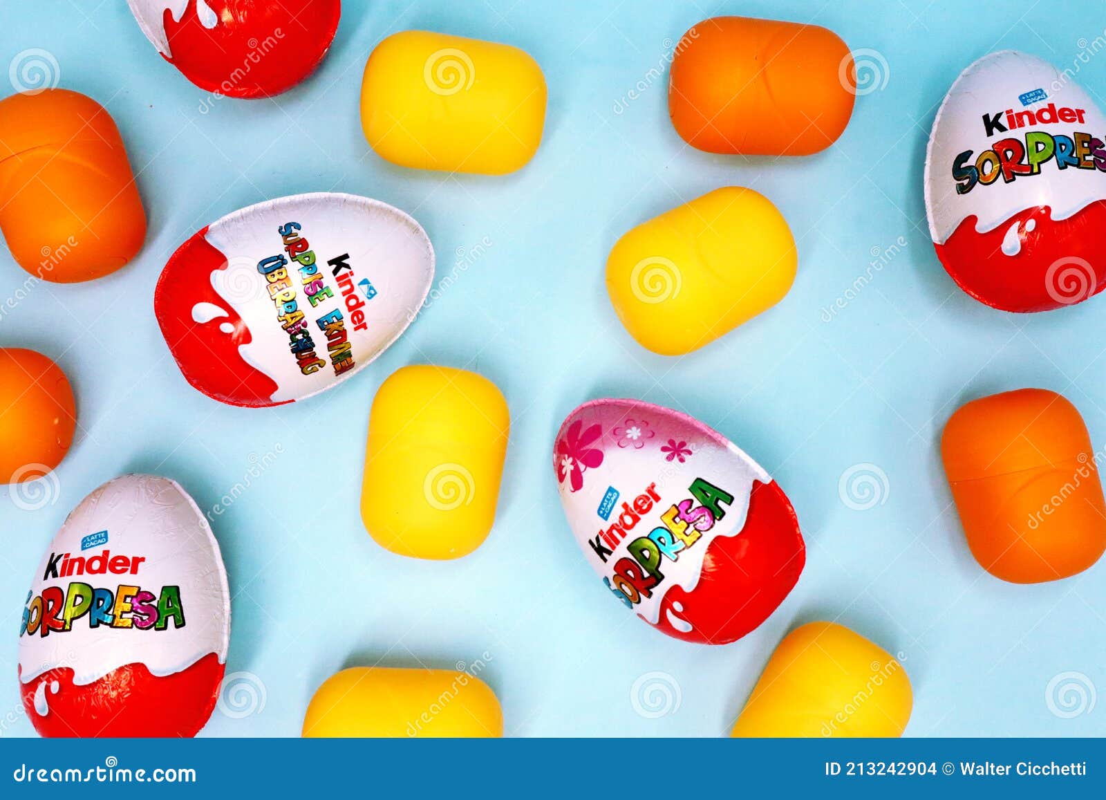 Kinder Surprise Chocolate Eggs. Kinder Surprise is a brand of