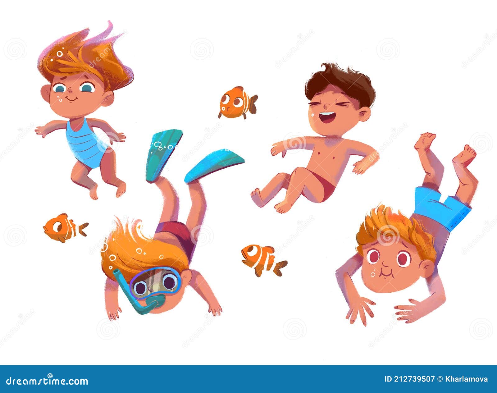 Hertogin bak Rechthoek Kinderen duiken stock illustratie. Illustration of pret - 212739507