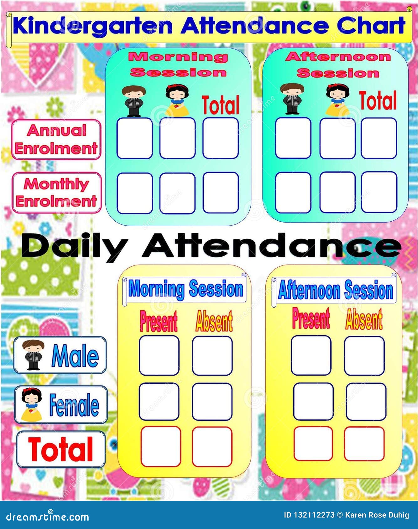 Images Of Attendance Chart