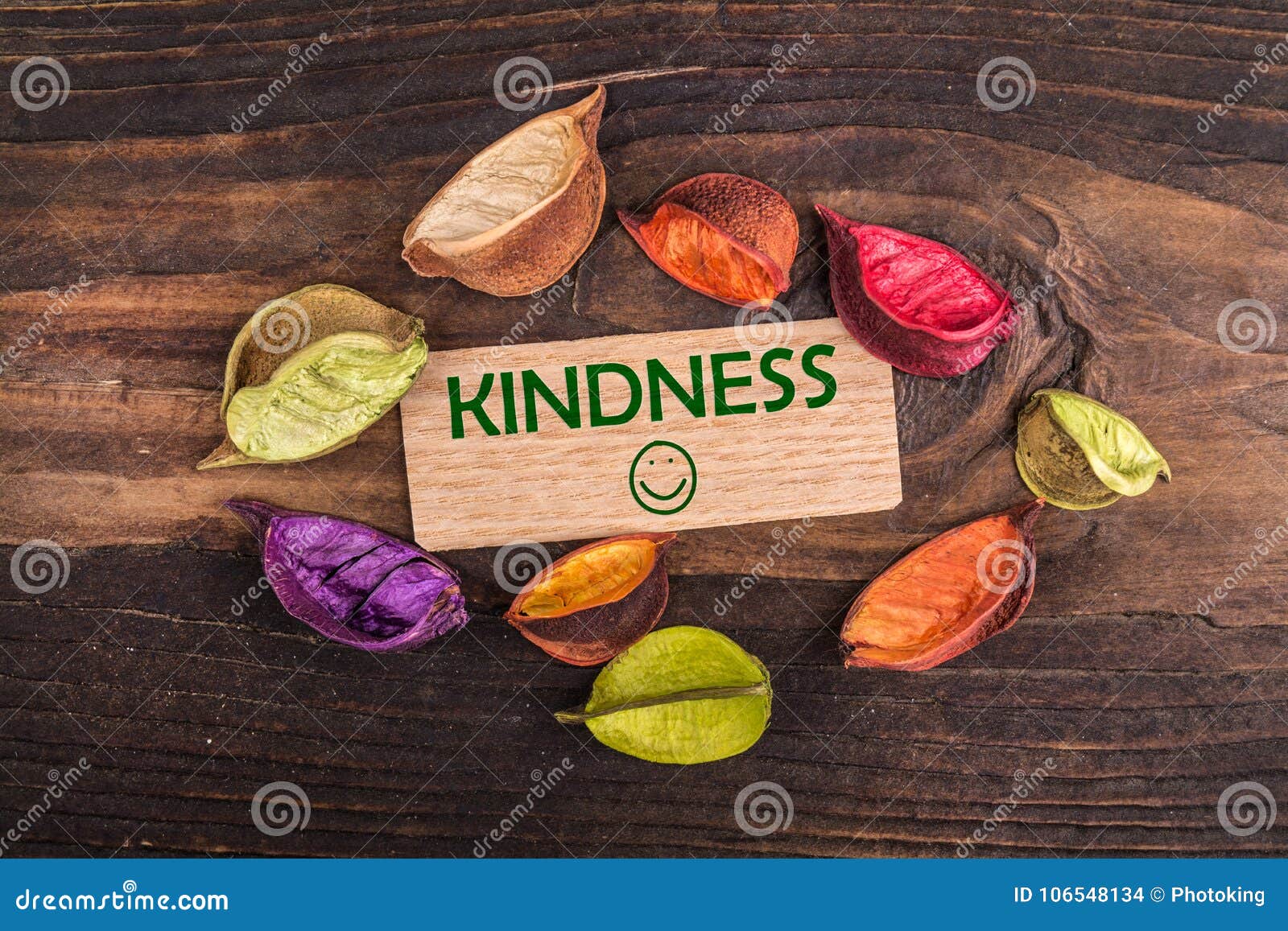 kindness with happy face