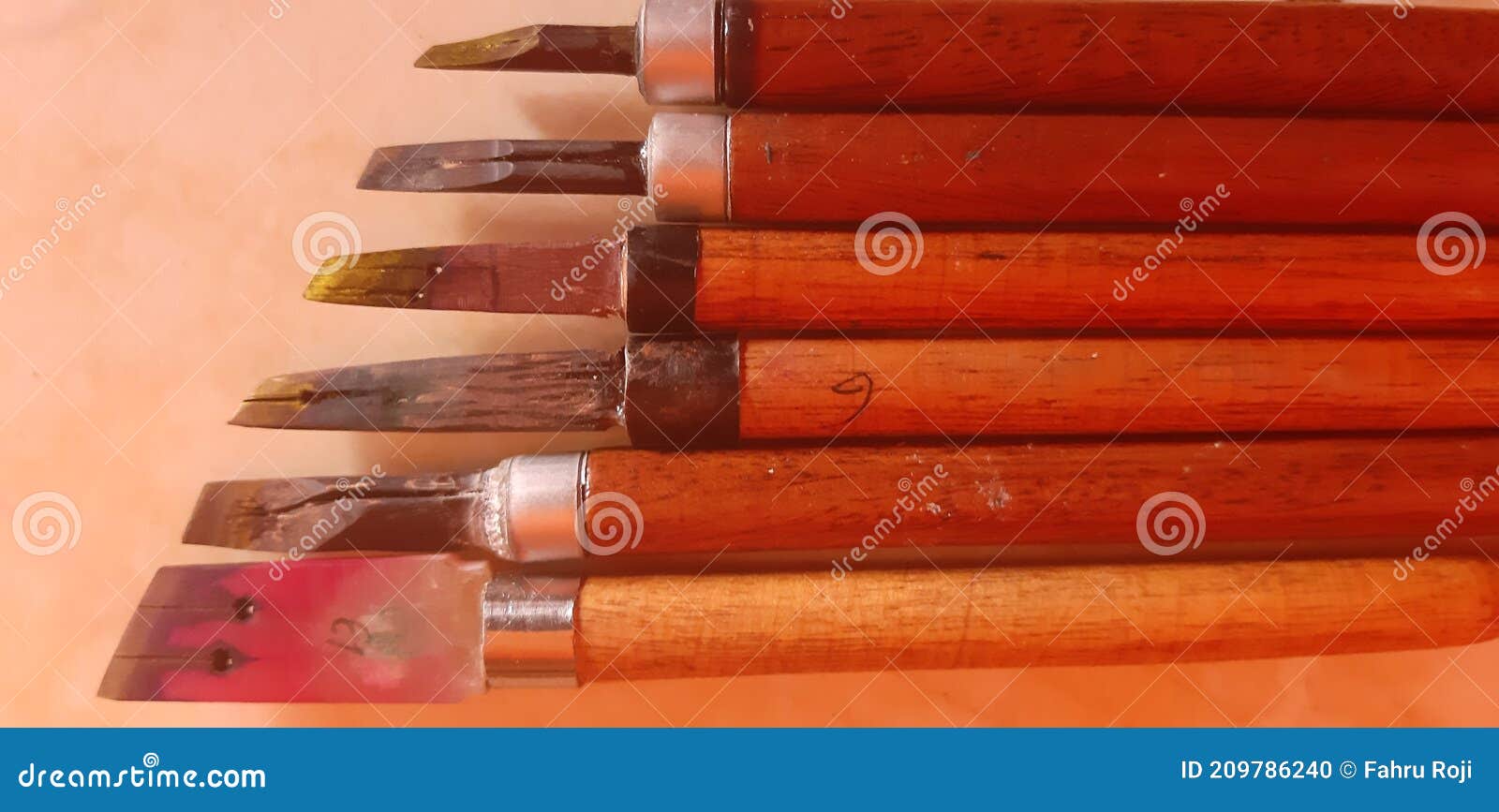Kinds of Calligraphy pens stock photo. Image of hardwood 209786240