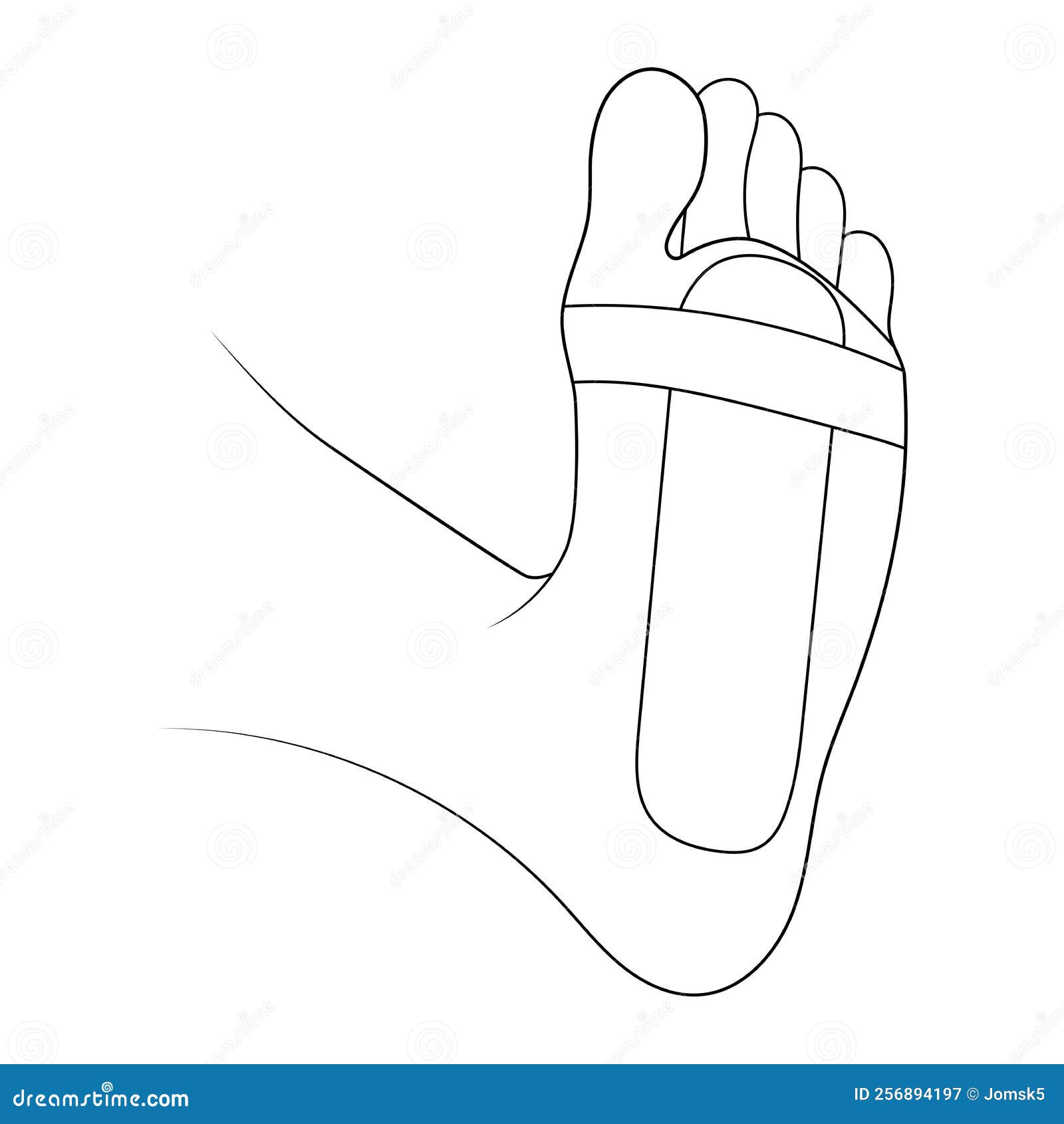 Kinesiology Therapeutic Tape Vector Illustration CartoonDealer kinesiology-therapeutic-tape-vector-illustration-cartoondealer