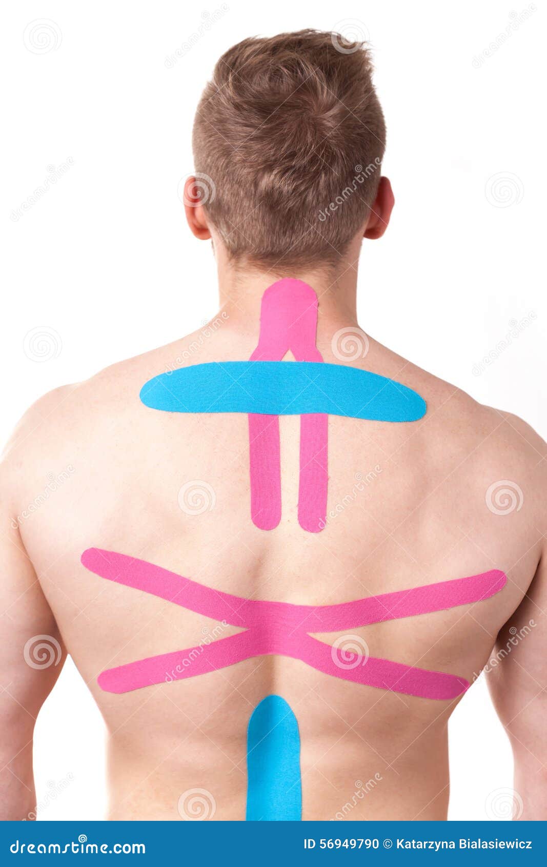 Nastro Kinesiologico Blu - 20 Strisce Pretagliate 5cm X 25cm, Per Supporto Muscolare E Recupero - Foto 11