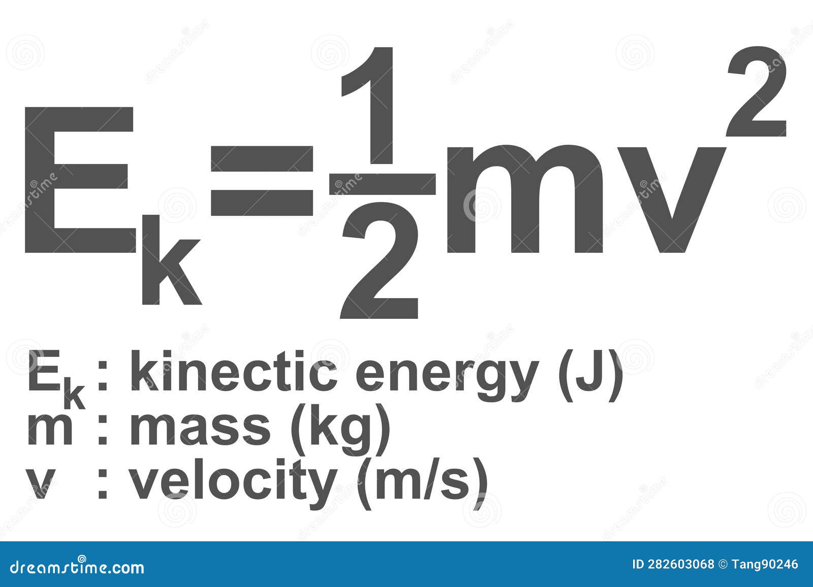 Energy Formula Isolated Stock Illustration Illustration of physical, engineering