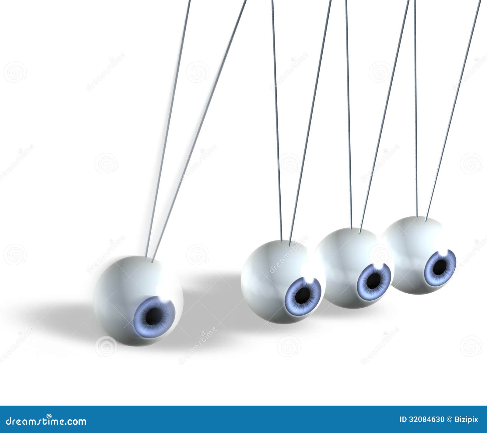 Pendulum Clock Icon, Cartoon Style Vector Illustration