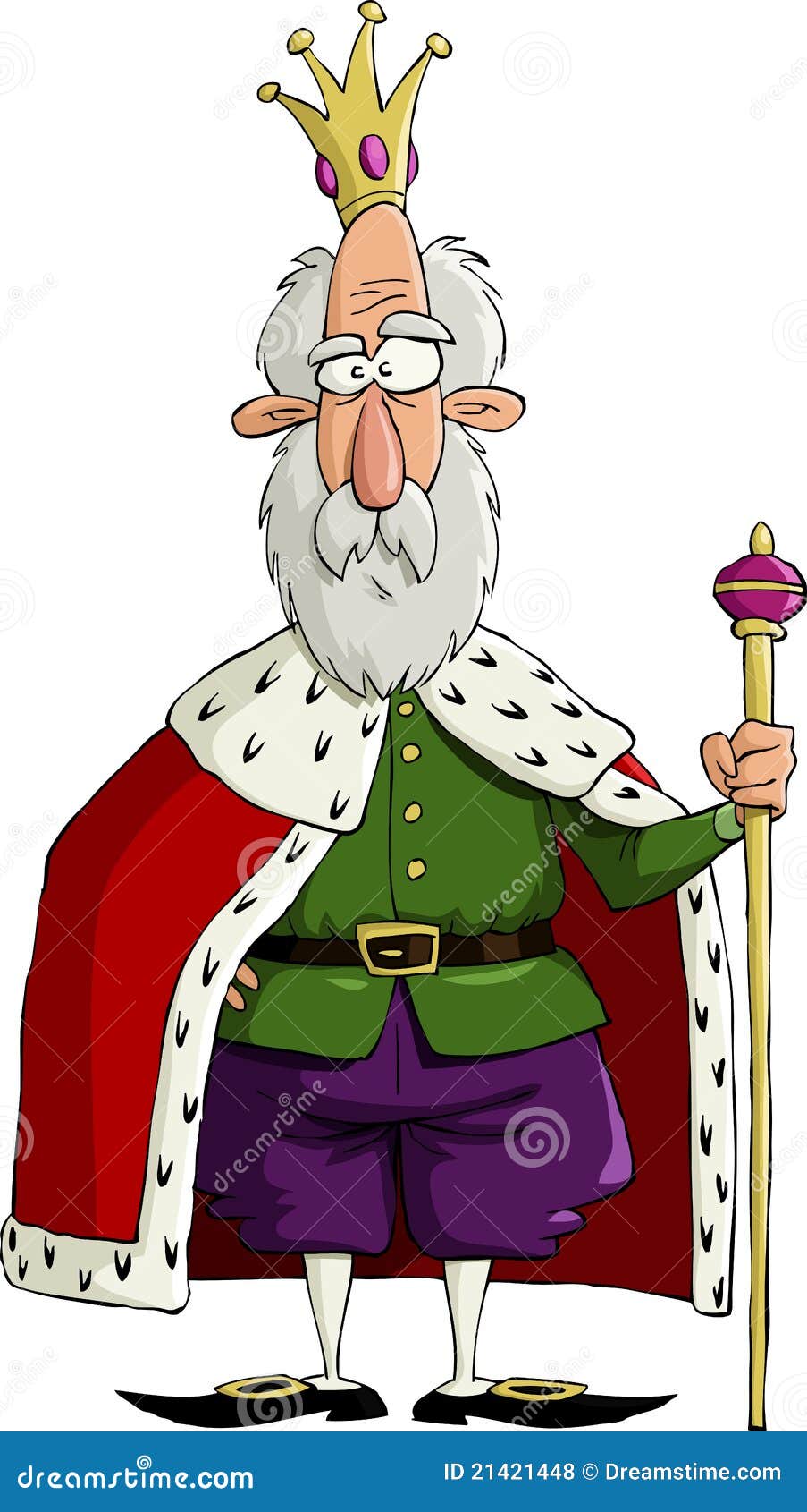 King stock vector. Illustration of beard, sovereign, human 21421448