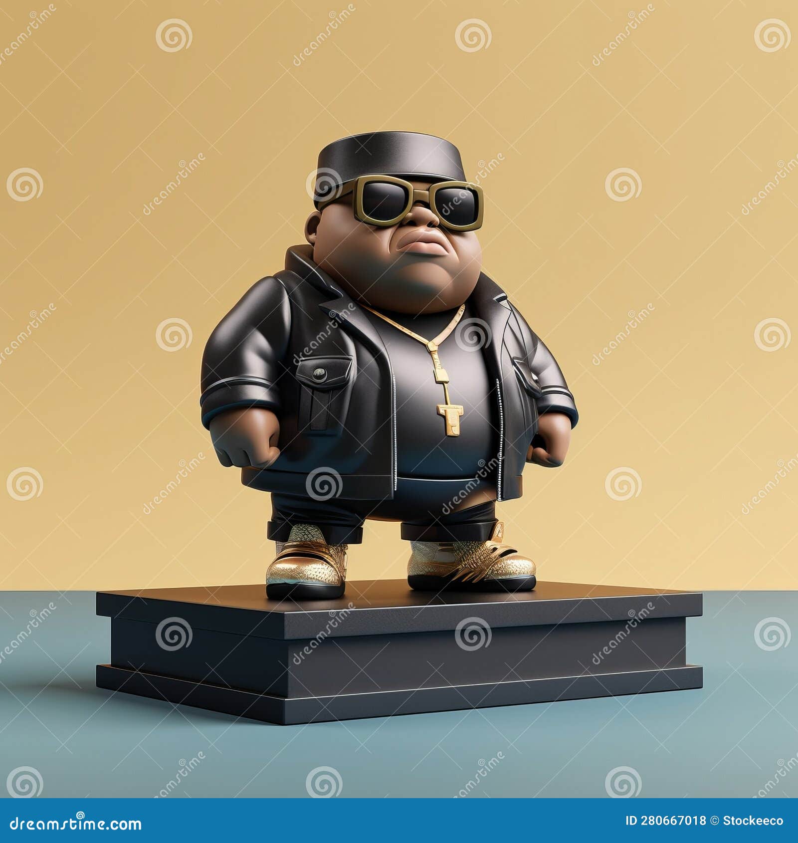 The King of All Rappers: a Witty and Clever Figurine in Daz3d Style ...