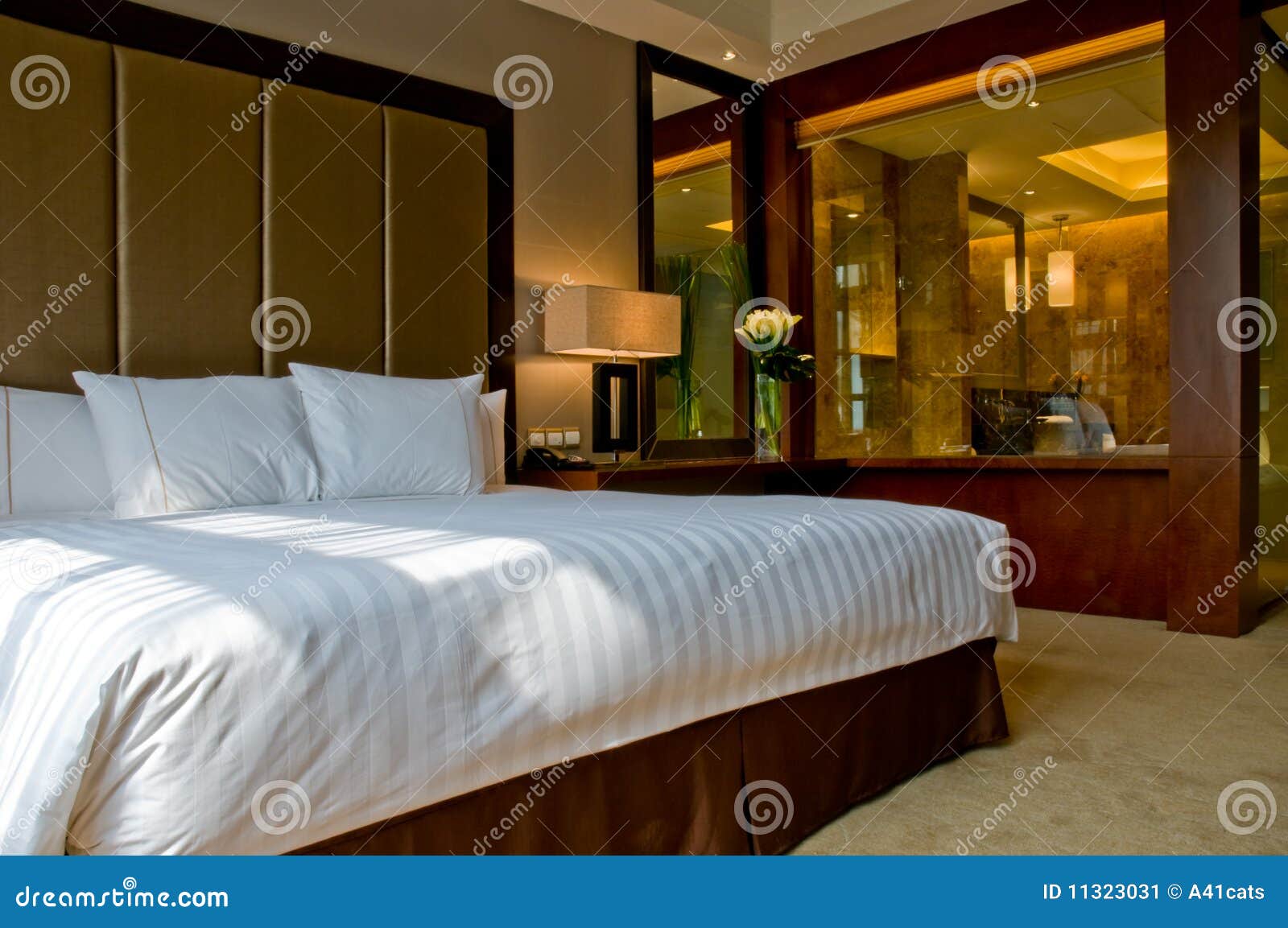 king bed marble bathroom five star hotel suite