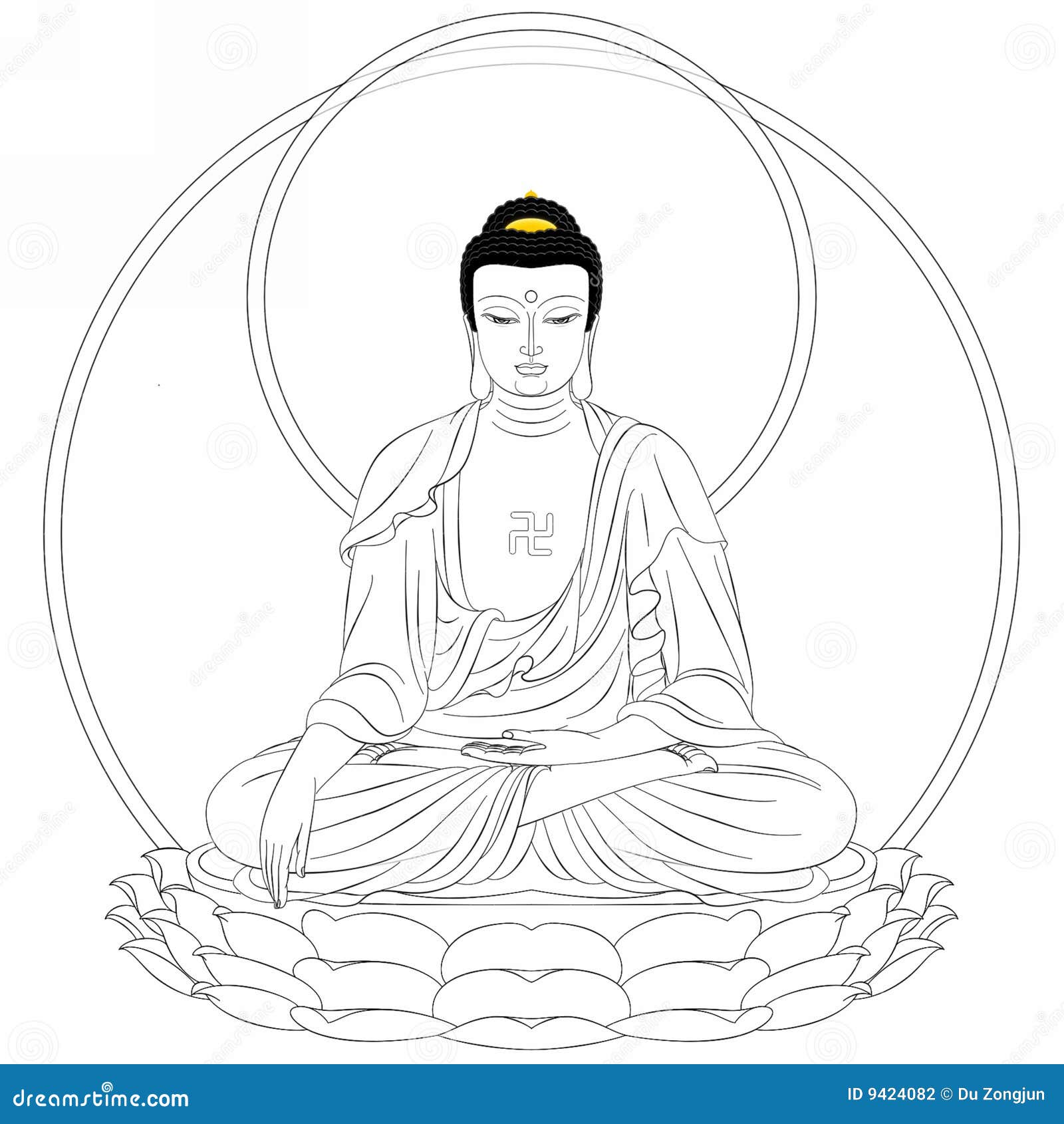 Buddha Black Artwork Digital Art by White Lotus - Pixels-saigonsouth.com.vn