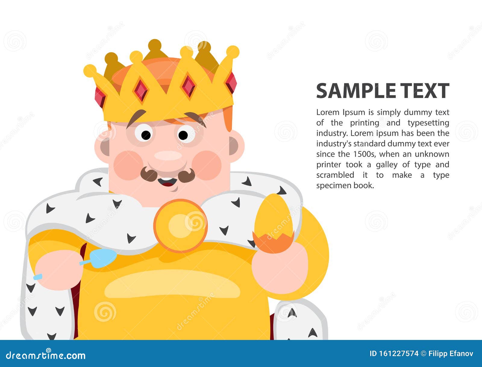 King of Diamonds. Playing Cards with Cartoon Cute Characters Stock  Illustration - Illustration of casino, baby: 161227574