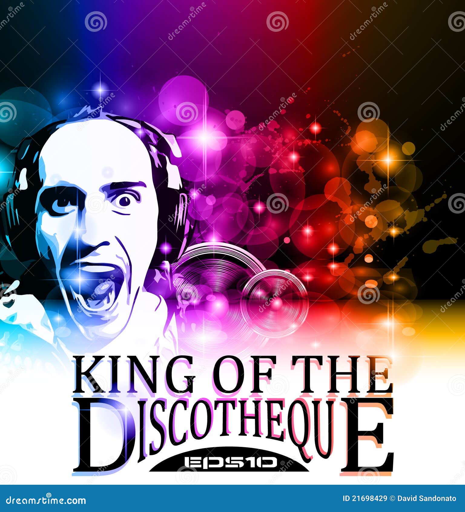 king of the discotheque flyer