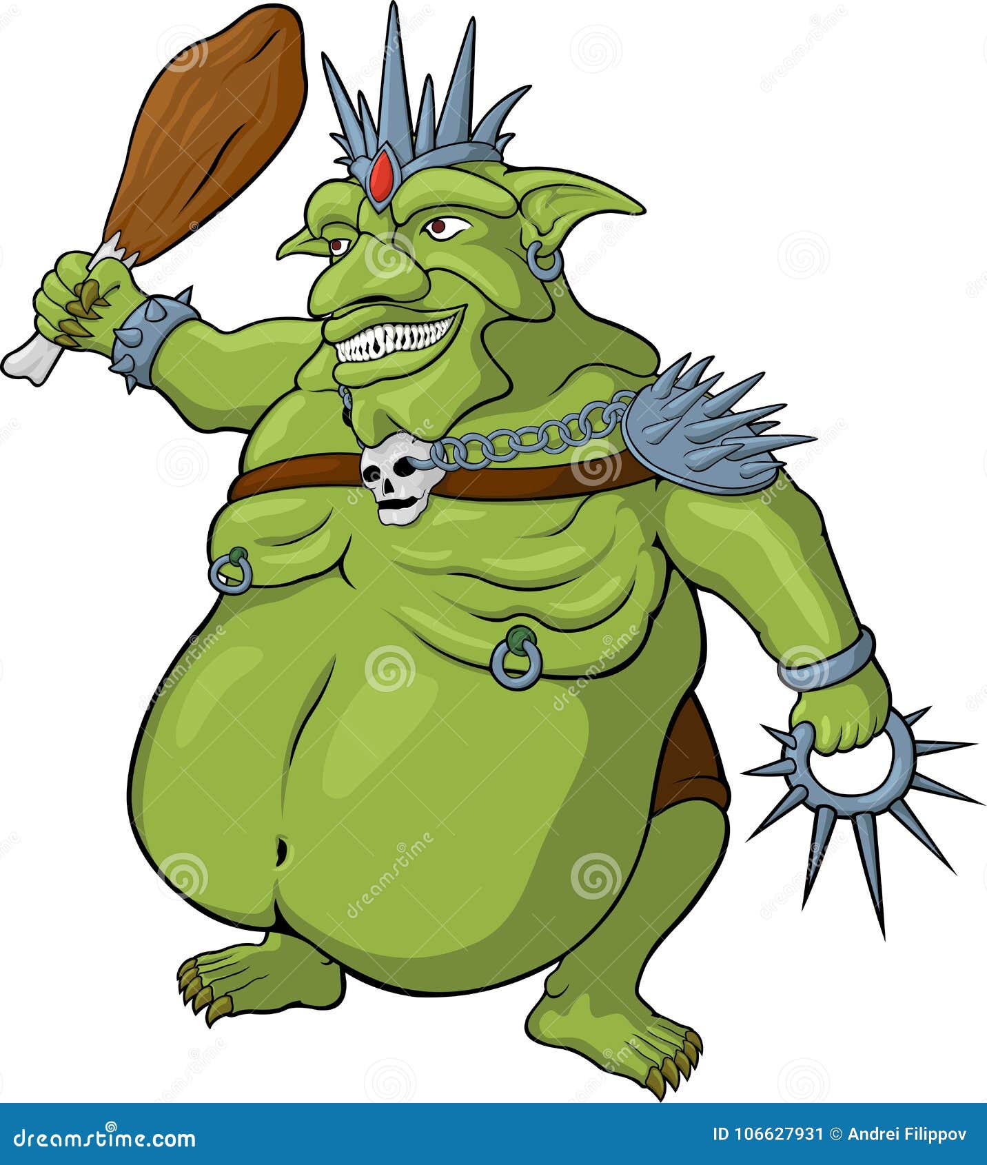 King of goblins stock vector. Illustration of noise - 106627931