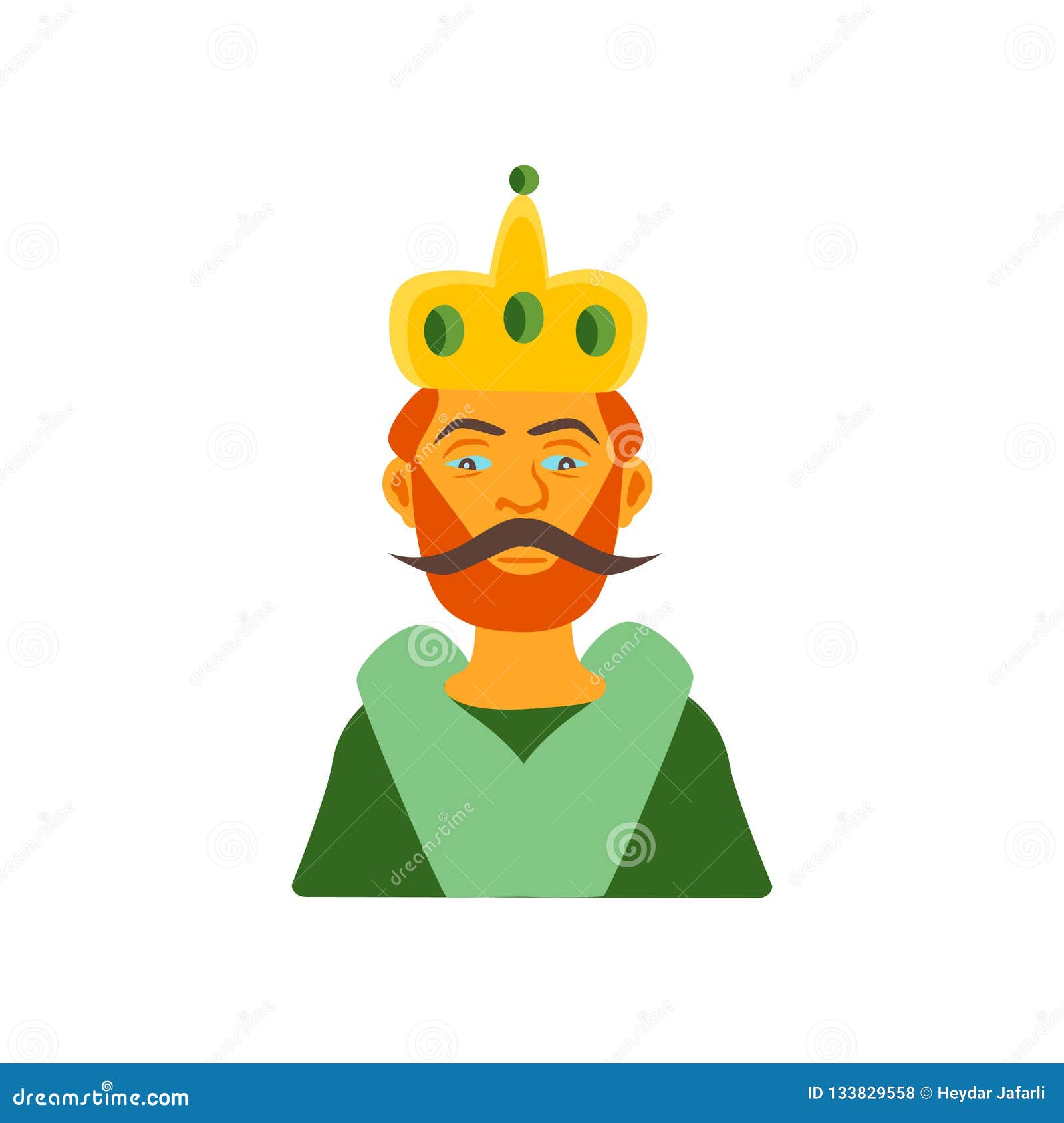 King Icon Vector Isolated on White Background, King Sign , Color Stock  Vector - Illustration of currency, prince: 133829558