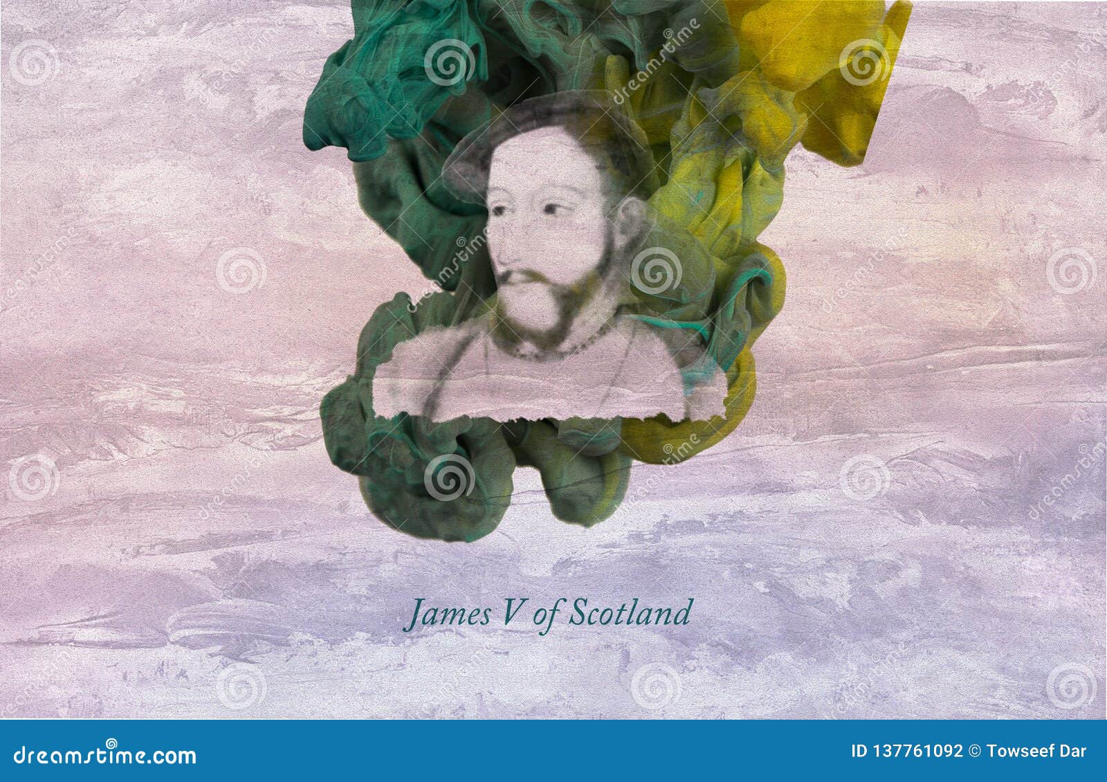 King James V Of Scotland Stock Illustration Illustration Of