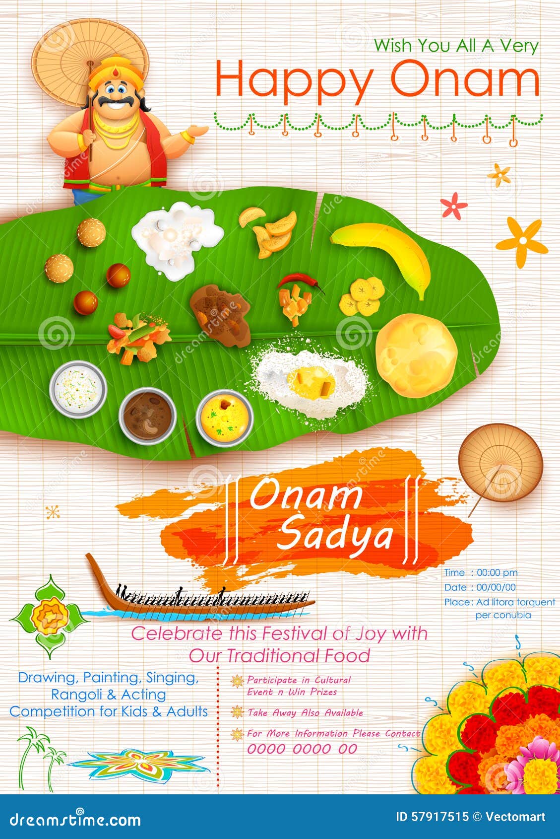 Onam Sadya Stock Illustrations – 193 Onam Sadya Stock Illustrations,  Vectors & Clipart - Dreamstime
