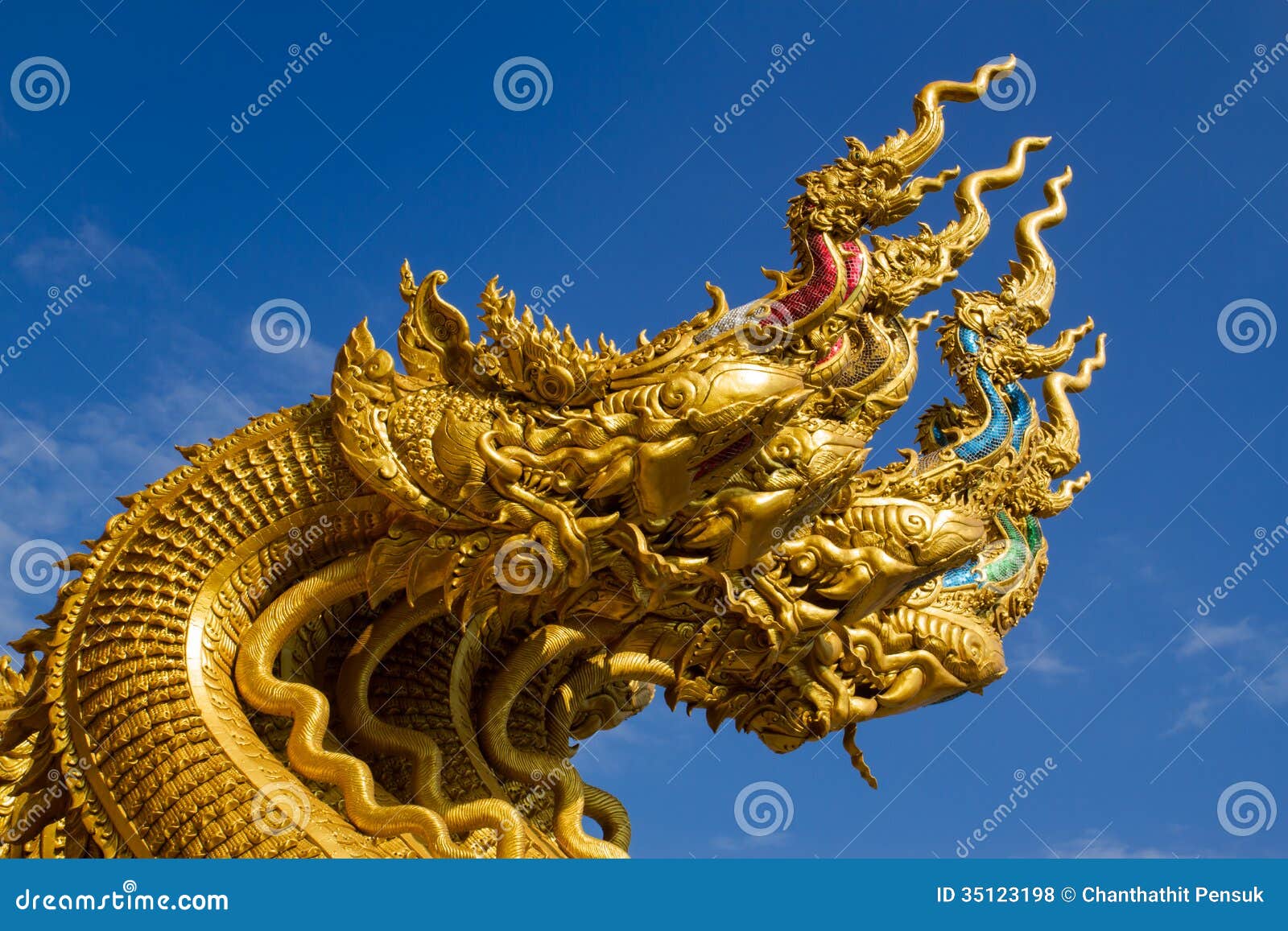 King of Nagas stock photo Image of building pattern 