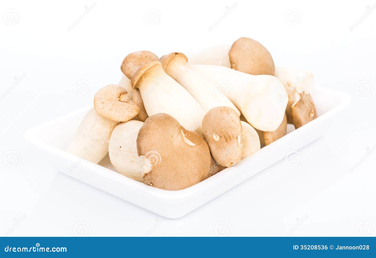 King Oyster Mushrooms Eringi Stock Photo Image of eringi, cook 35208536