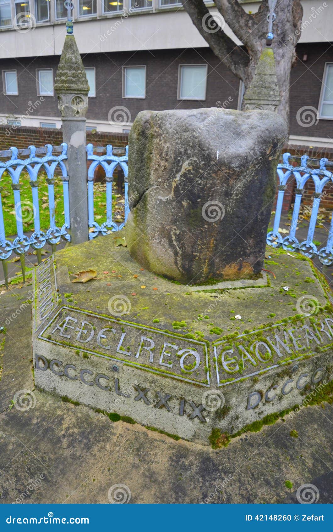 King Pronounciation Stone in Kingston, London Editorial Image