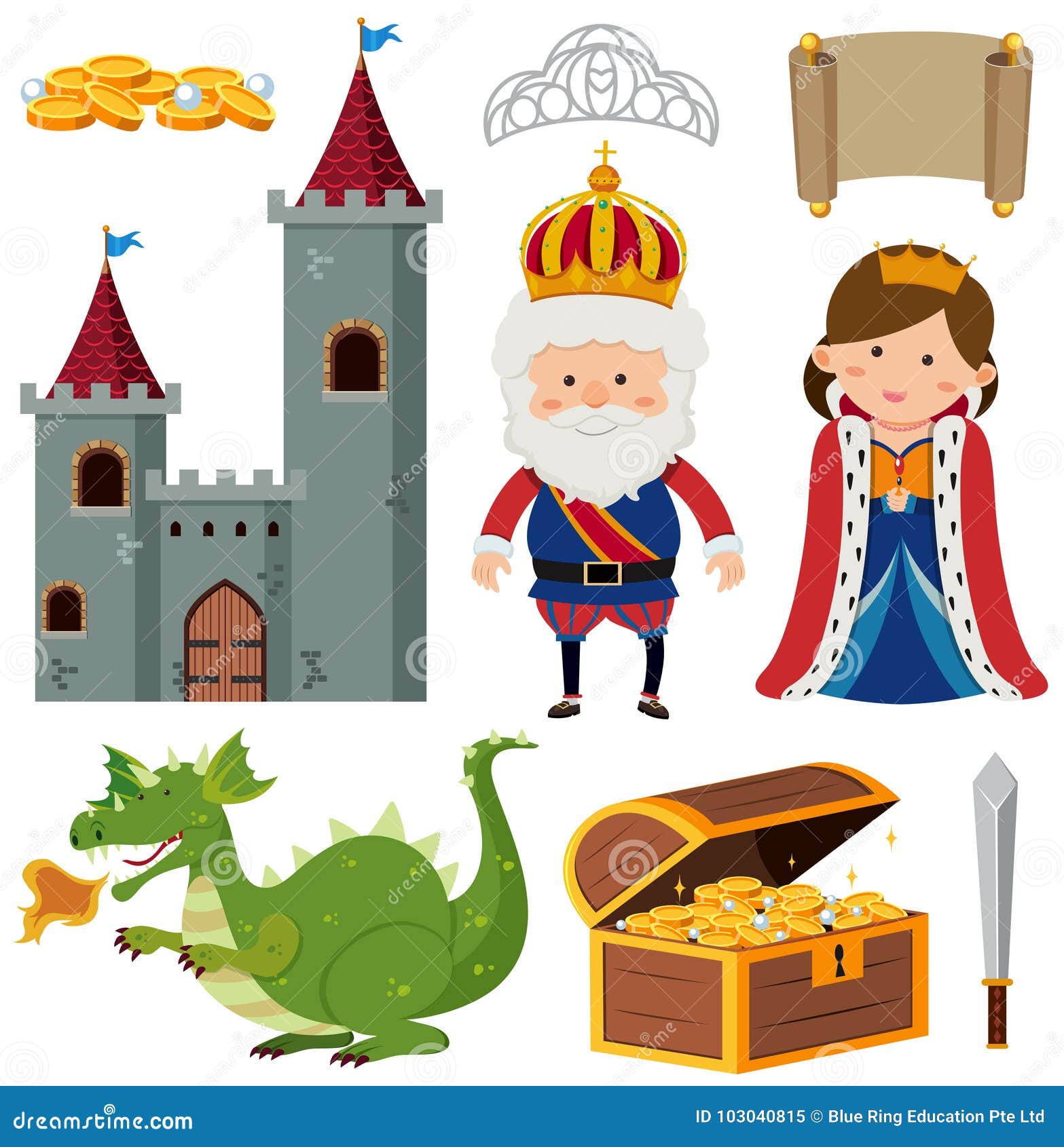 King Queen Ilustrações, Vetores E Clipart De Stock – (87,561 Stock