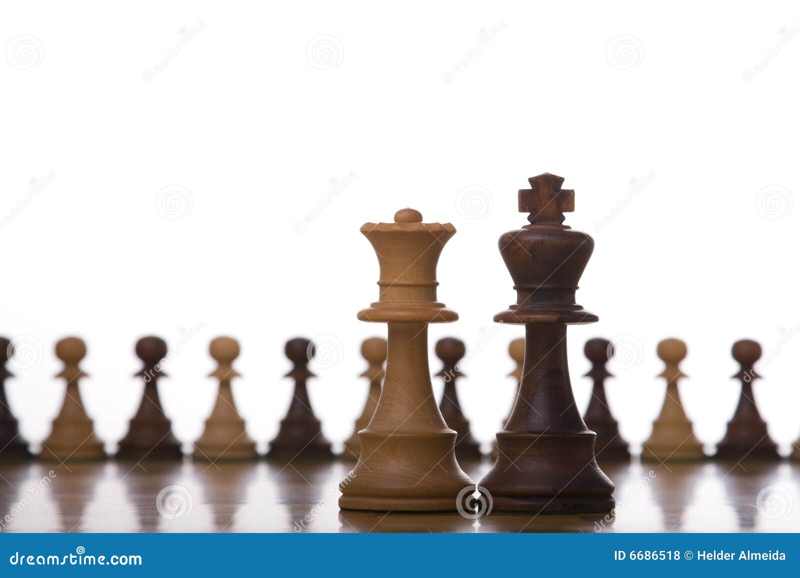 King And Queen Chess Piece Royalty Free Stock Photos - Image: 6686518