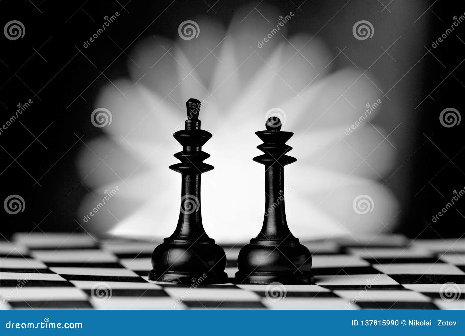 Chess, black, black and white, board, board game, game, king