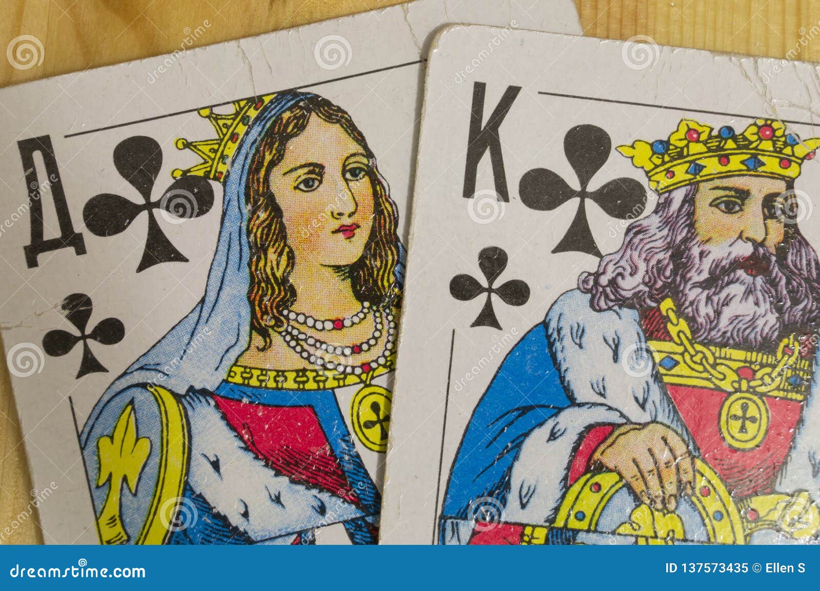 King and queen of spades