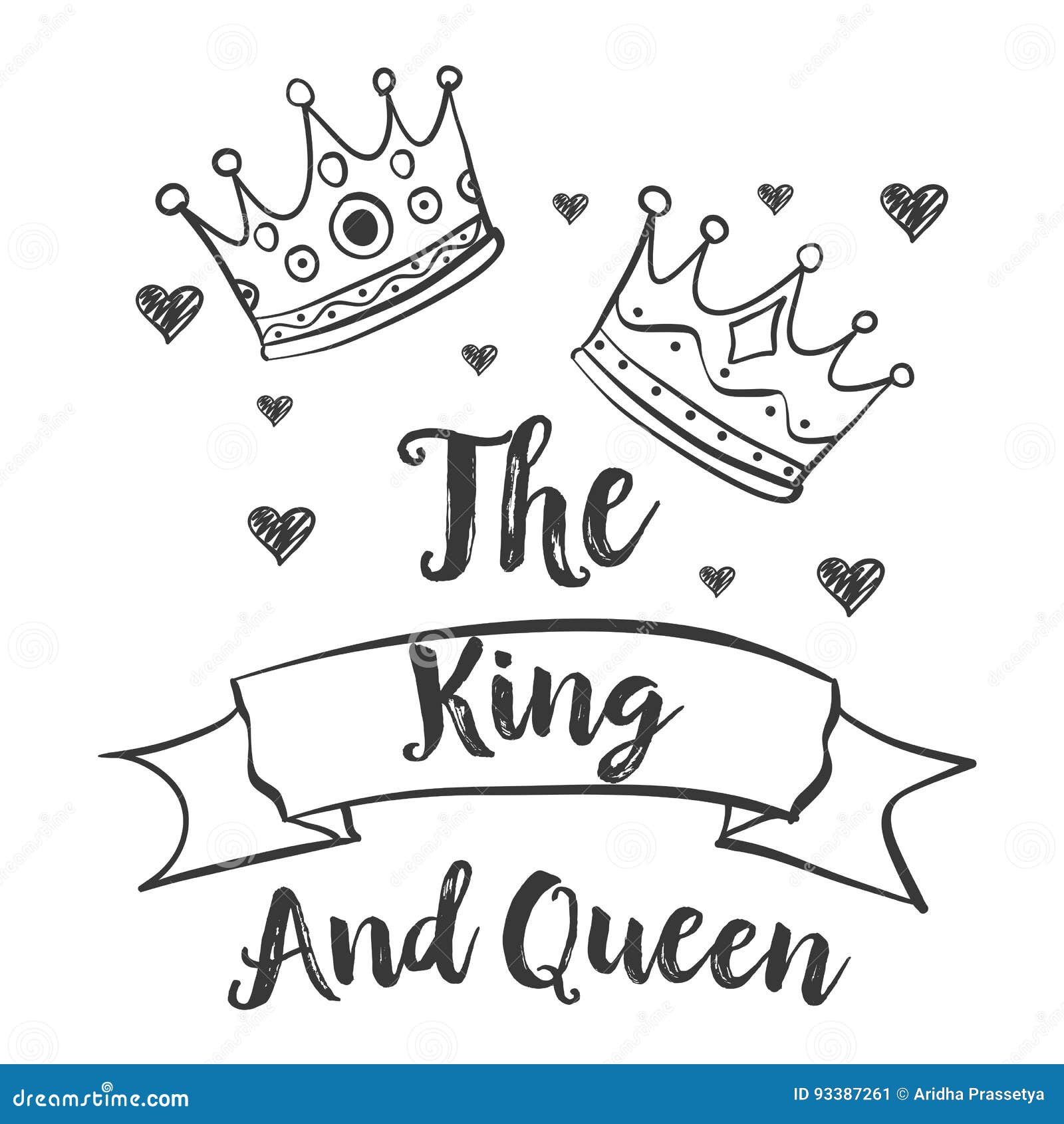 King Queen Crown Stock Illustrations – 48,855 King Queen Crown ...