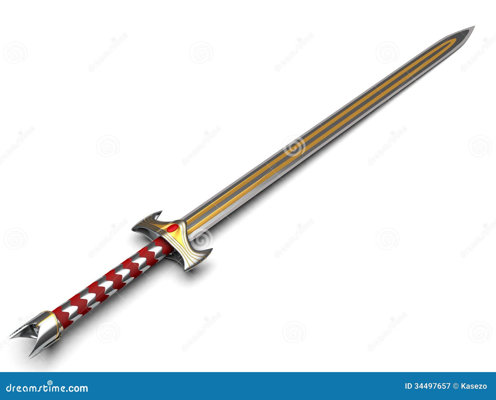 King s sword stock illustration. Illustration of stylized 34497657