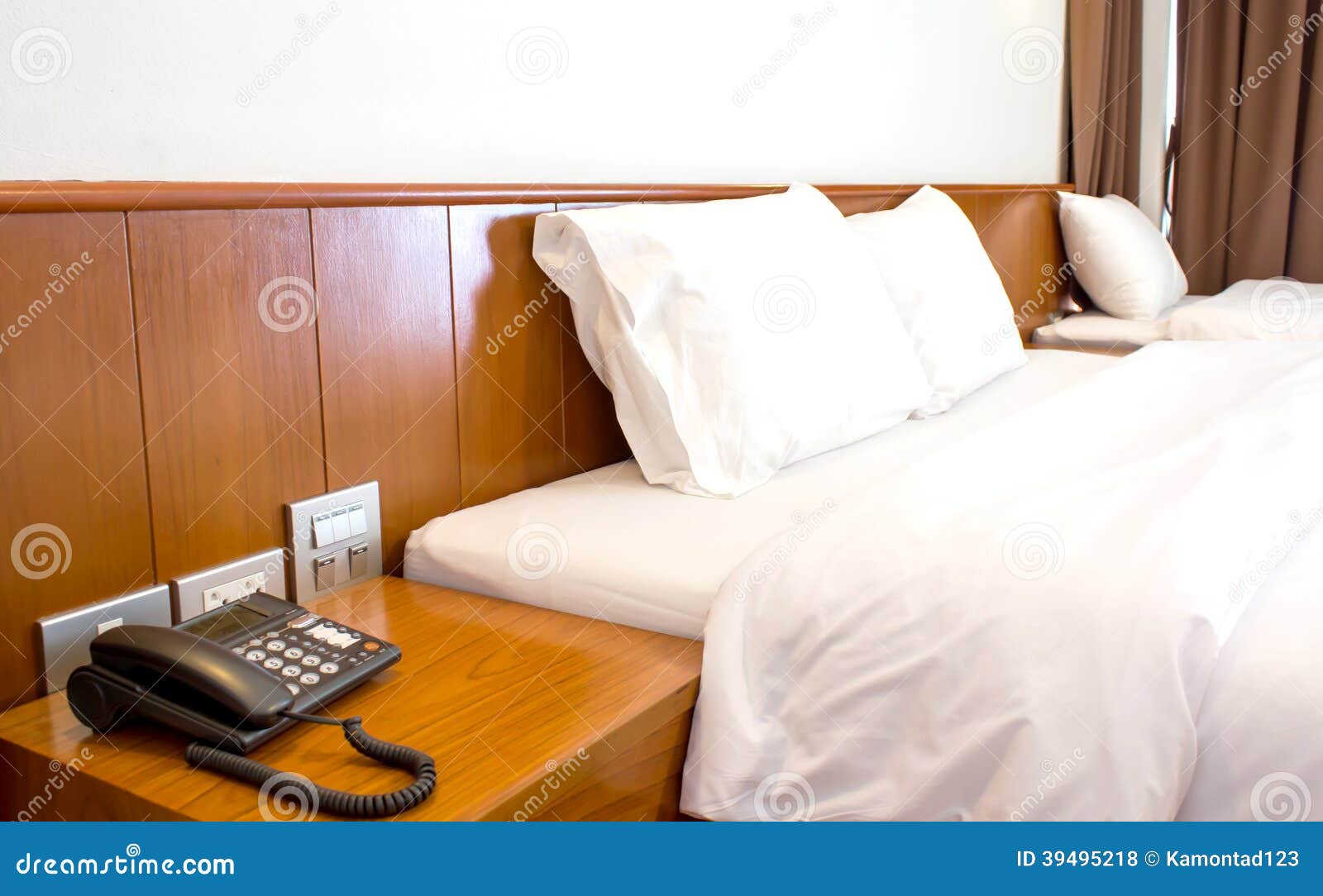 King Sized Bed in a Luxury Hotel Room Stock Photo Image of bedside