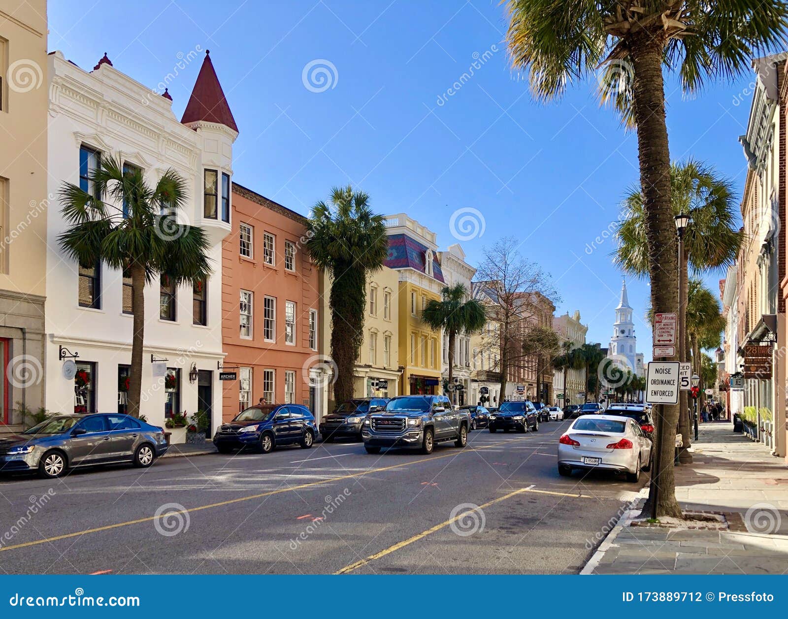 King Street Charleston South Carolina Usa Editorial Photography Image Of Architecture Carolina 173889712