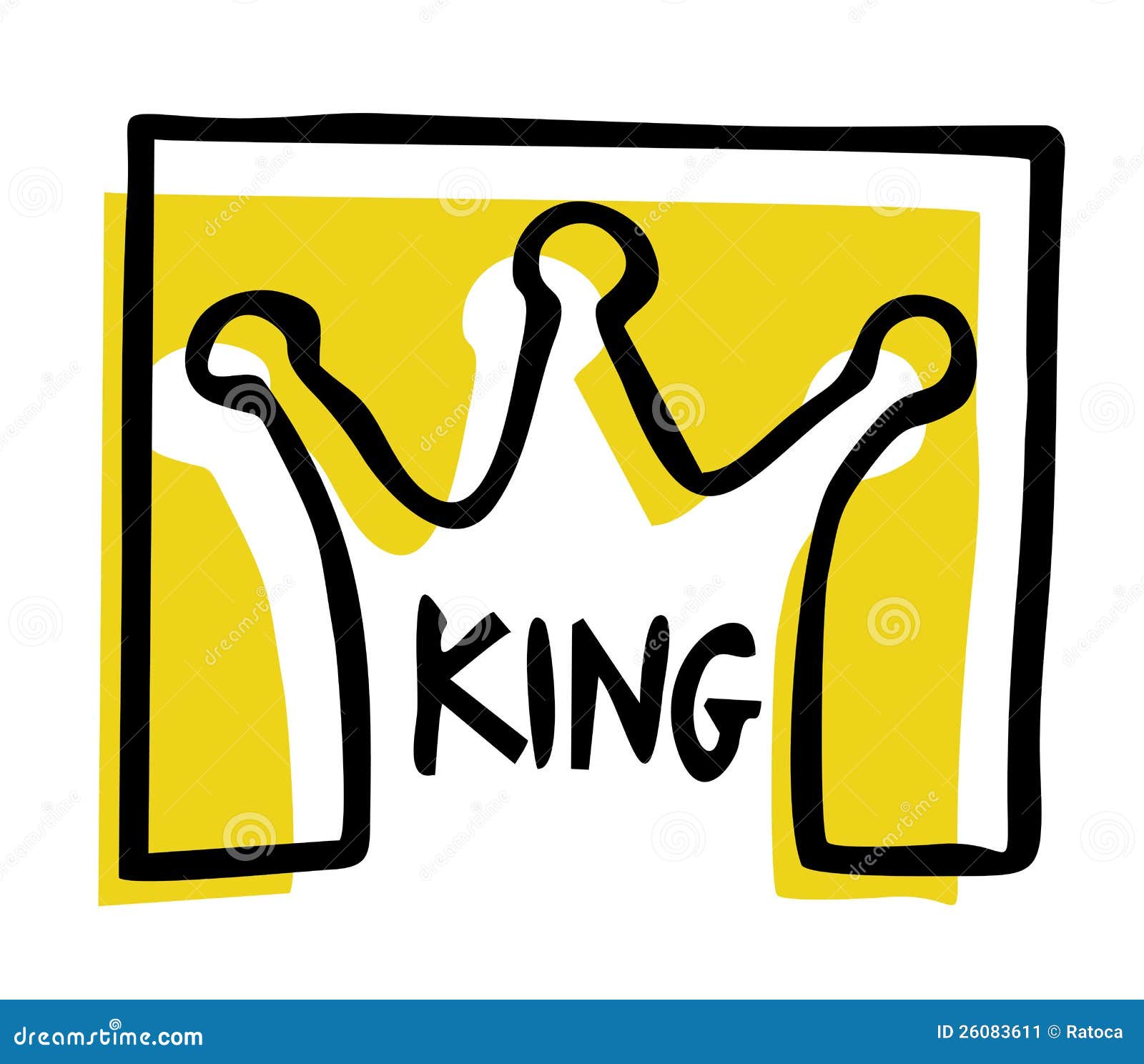 King symbol stock vector. Illustration of majestic, control 26083611