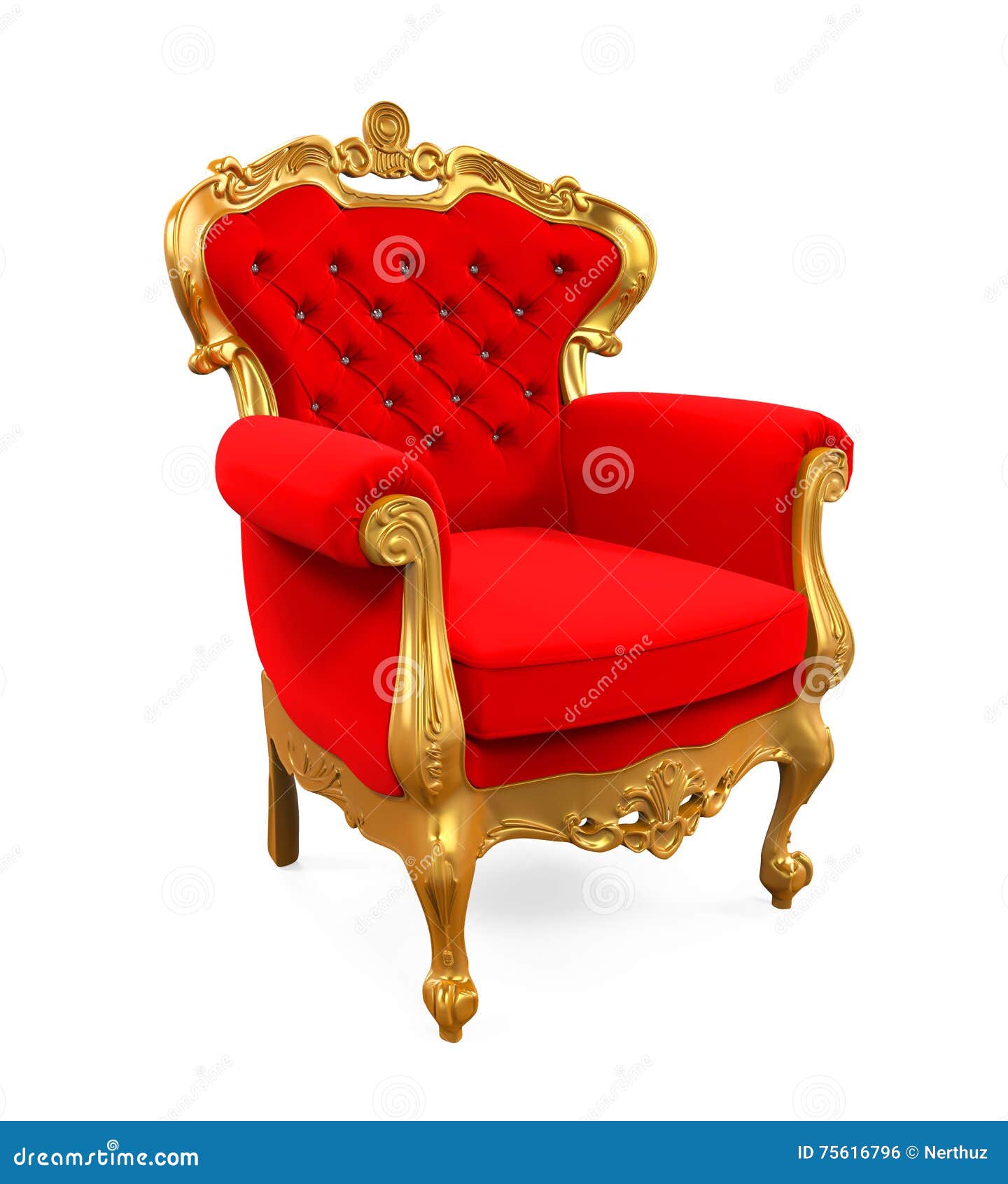 King Throne Chair stock illustration. Illustration of chair - 75616796